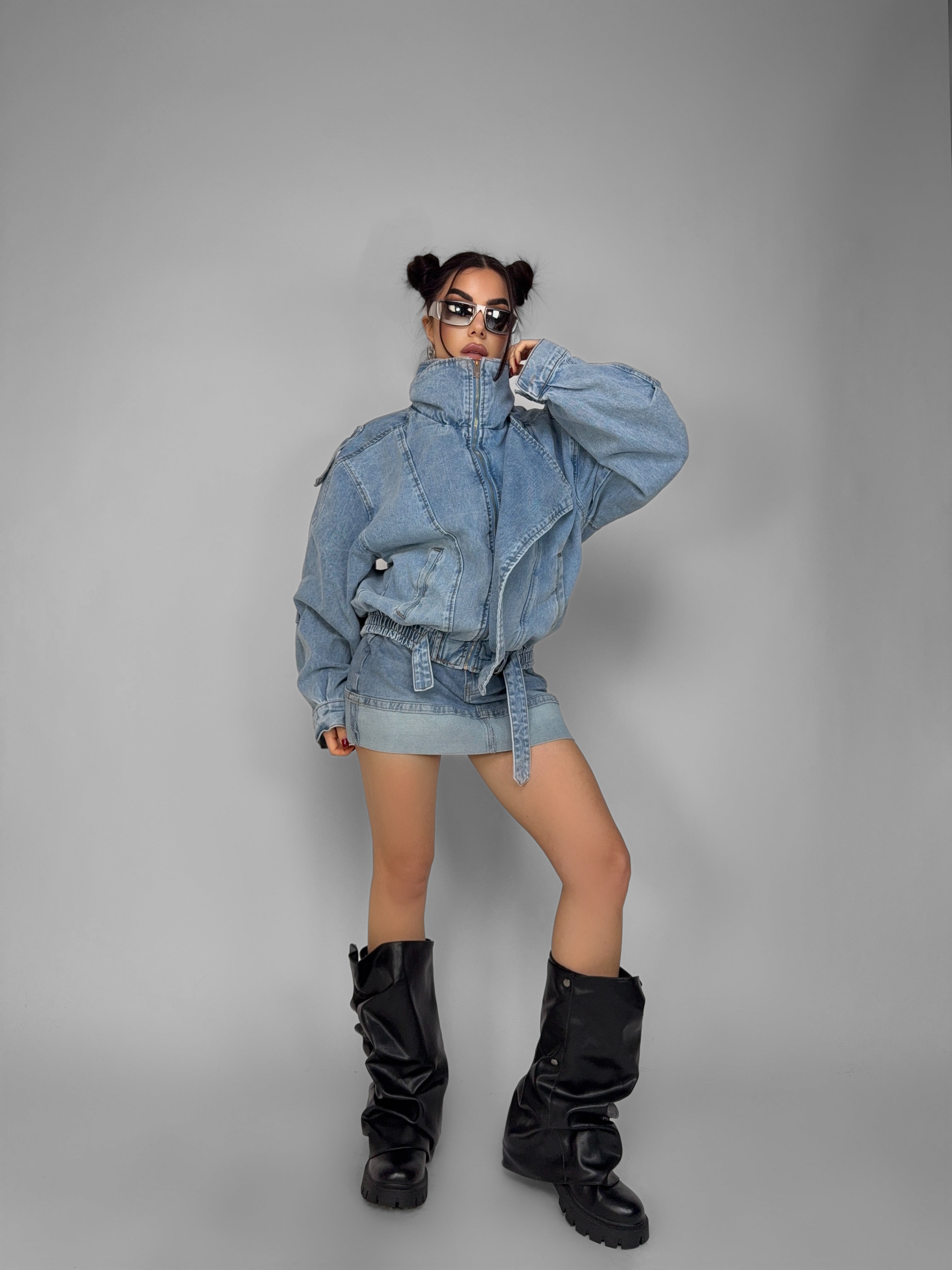 Total Look Light Denim