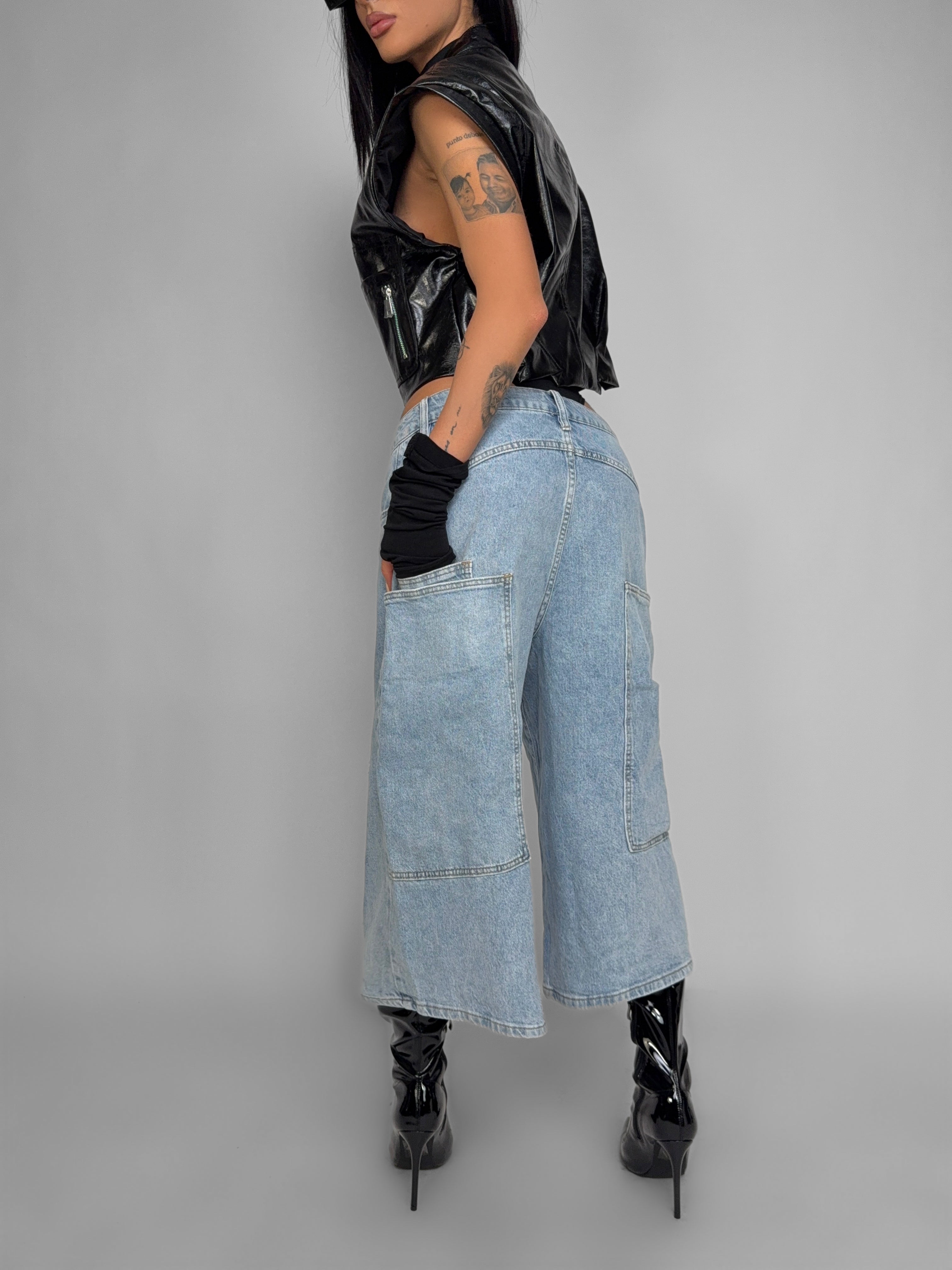 Sunny Denim Bermuda Shorts