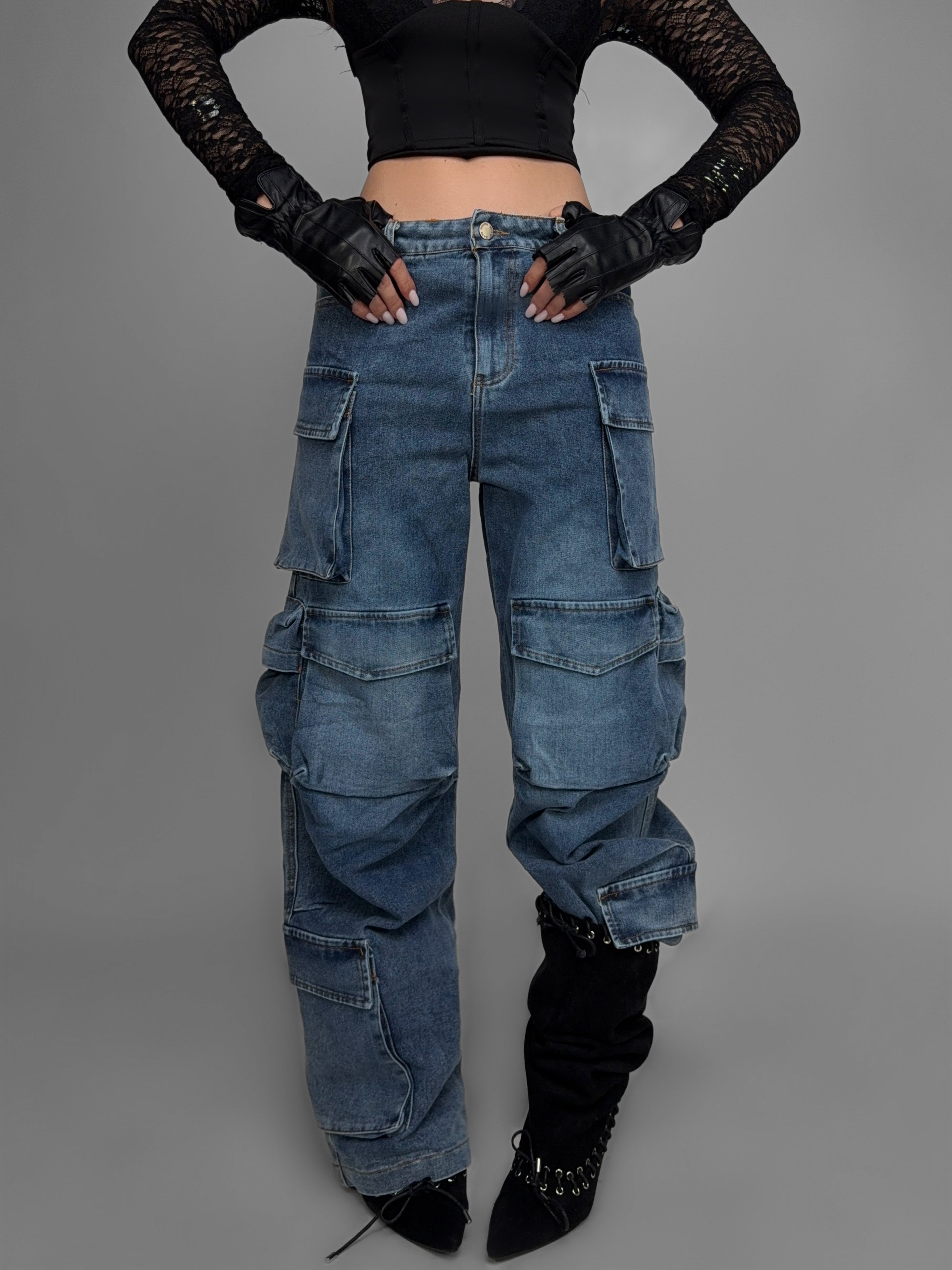 Jeans Cargo Pocket