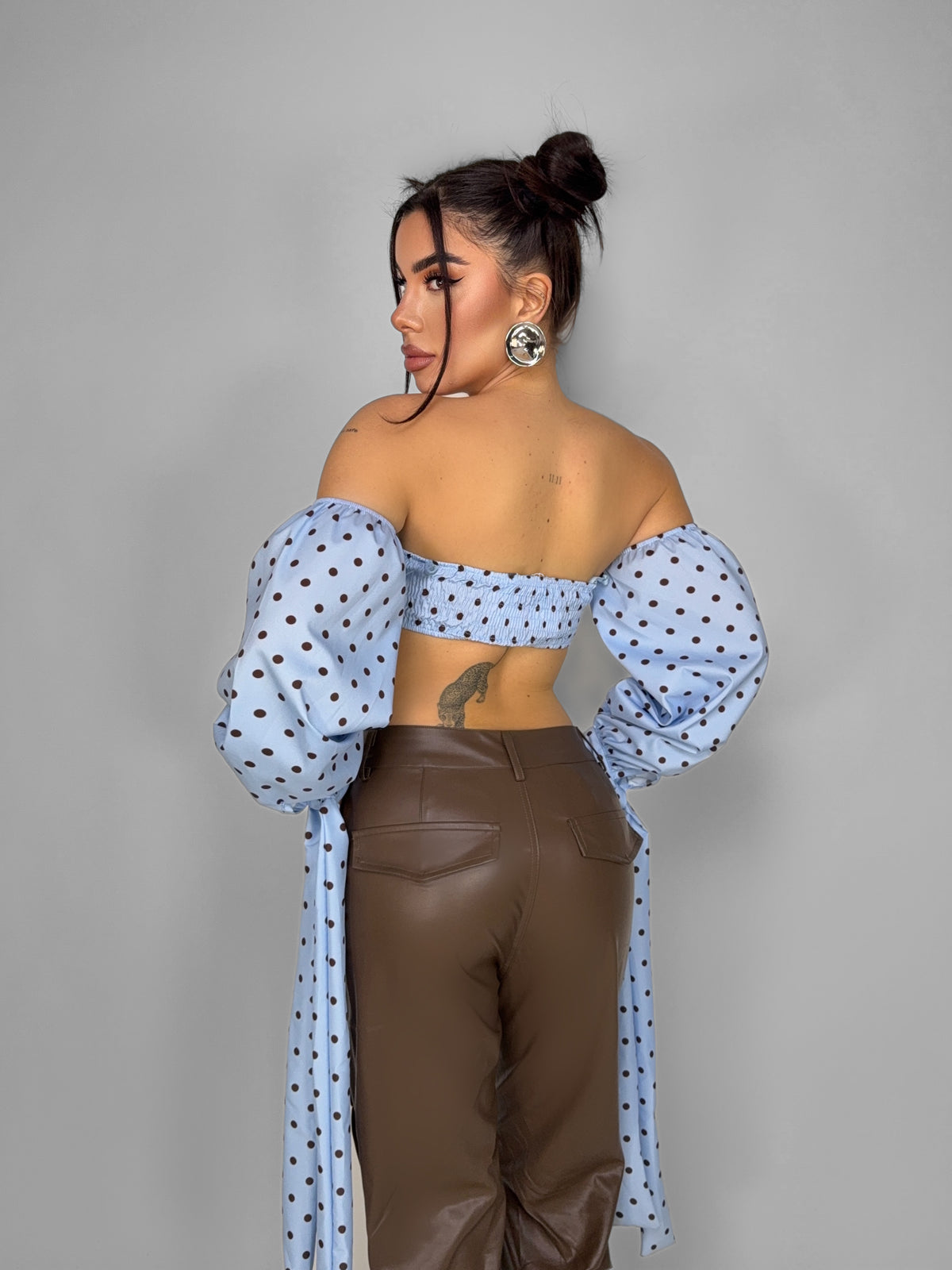 Top Dot Airy-Light Blue