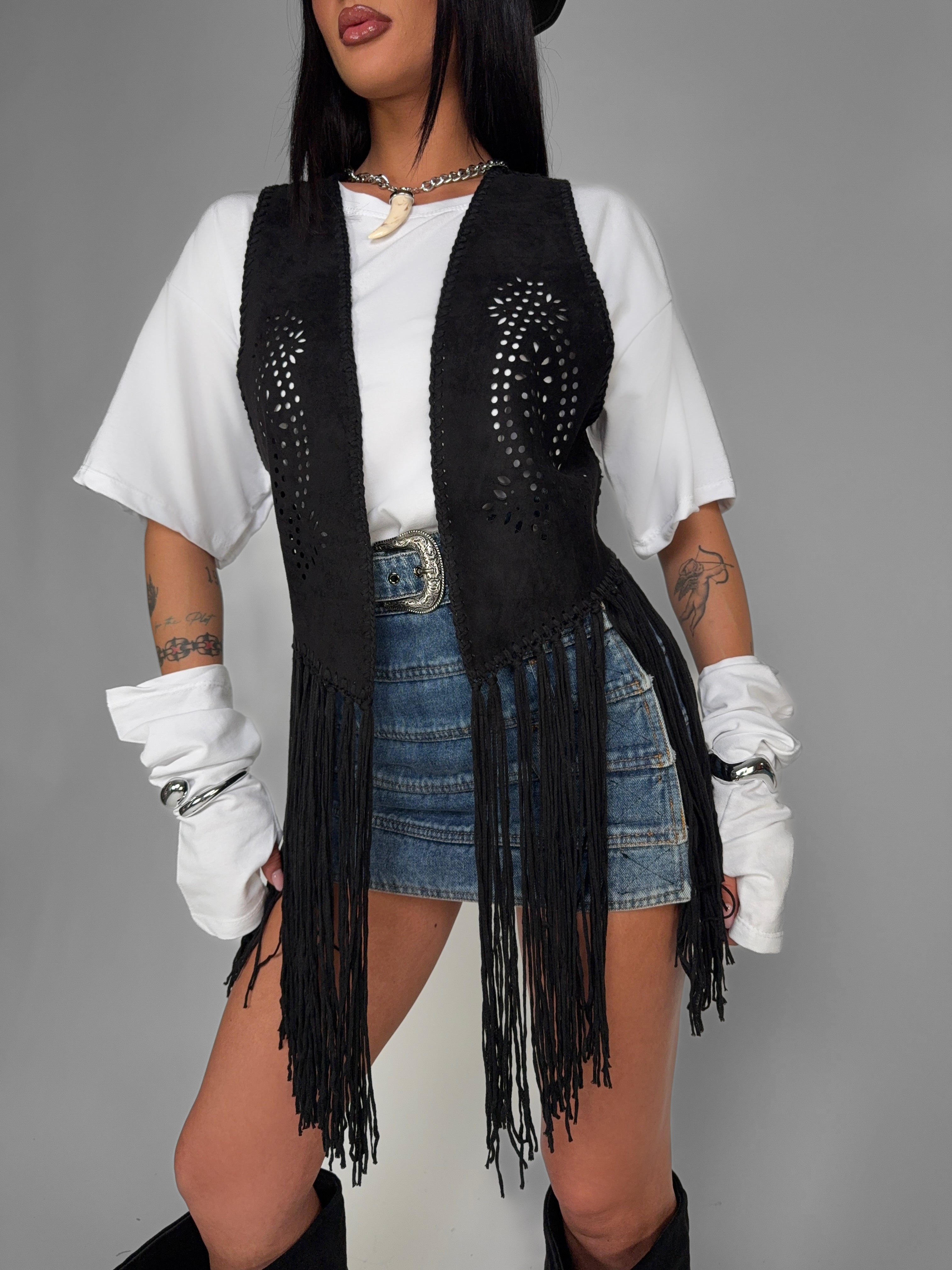 Fringed Vest
