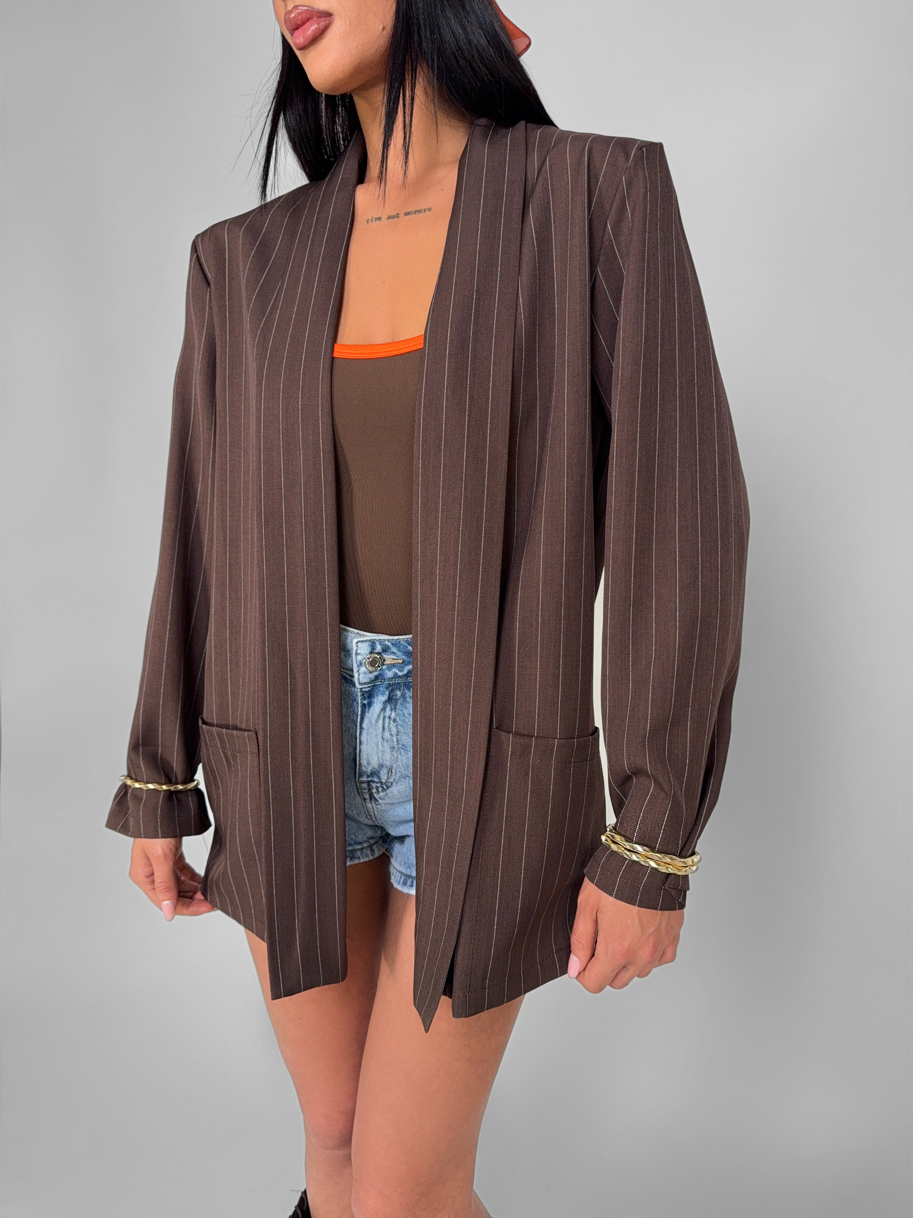 Blazer Prime Tailored-Brown