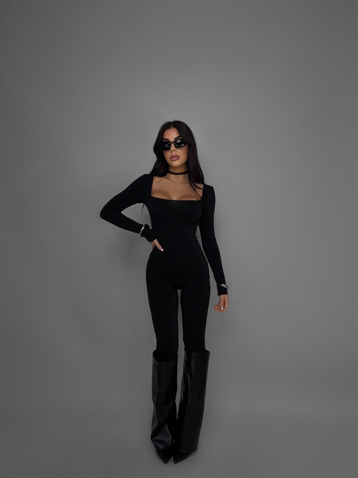 Blossom Jumpsuit - Black