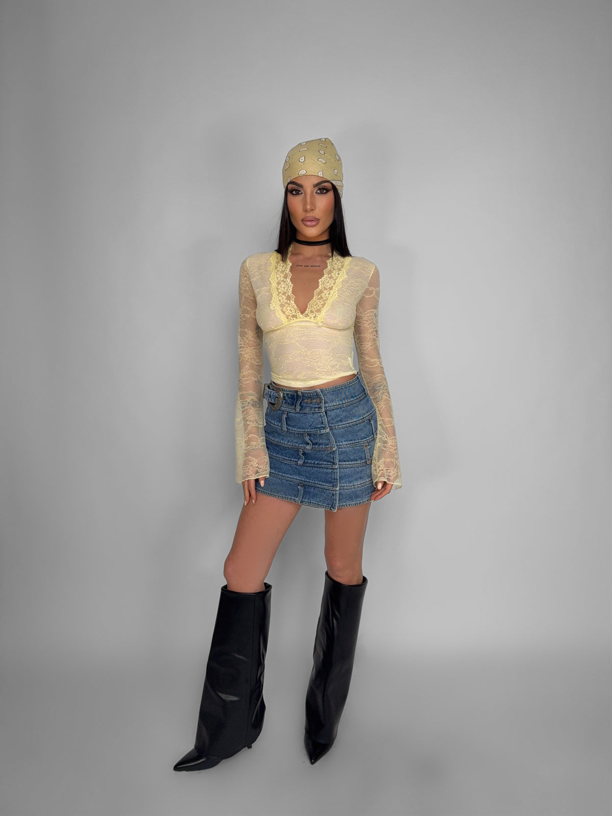 Total Look Lace Edit Yellow