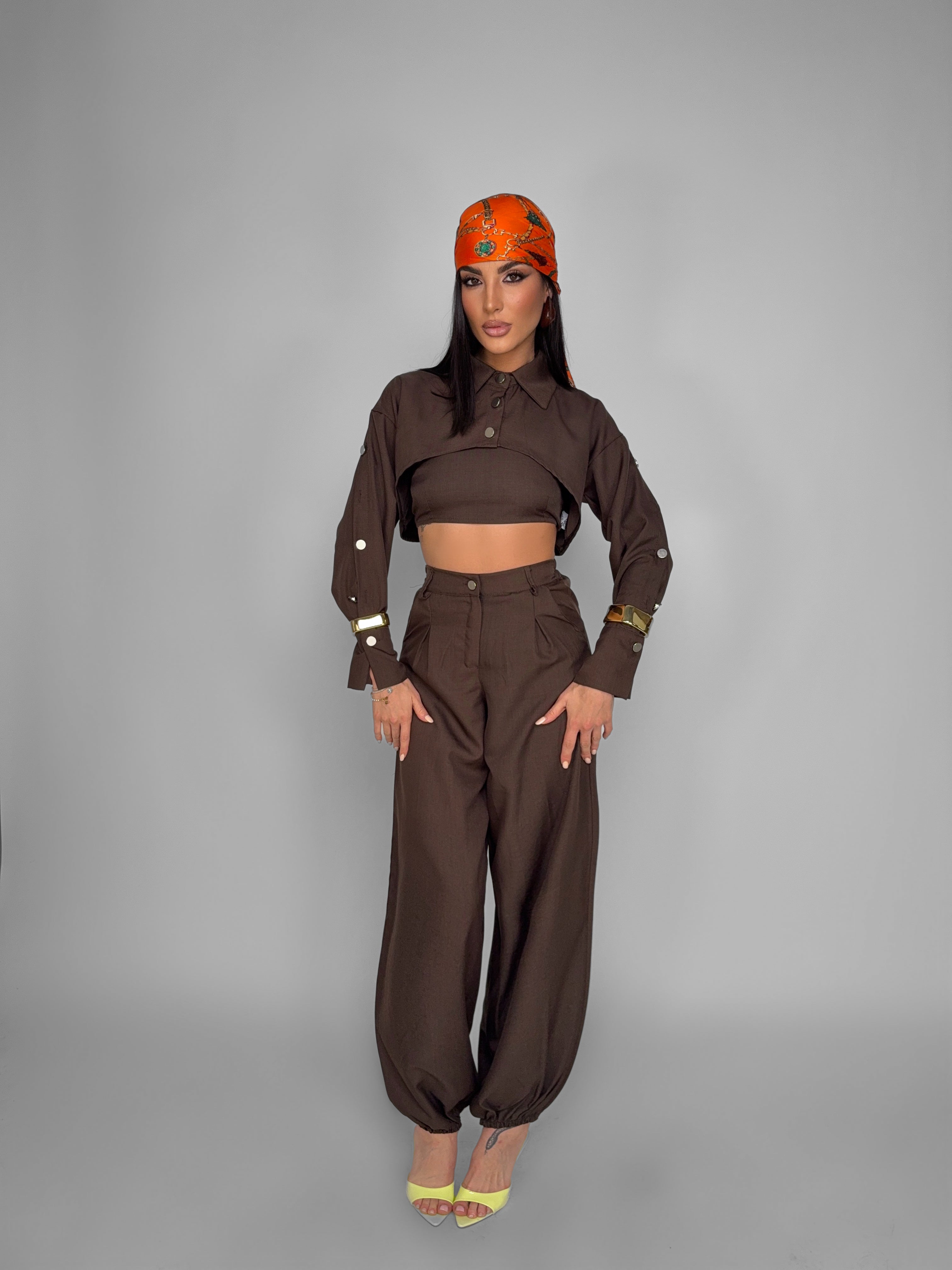 Set 3 Pezzi Street-Brown