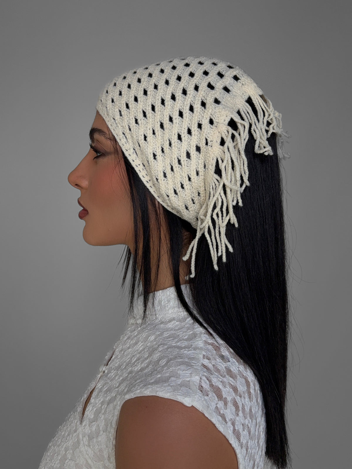 Fringed Woven Bandana