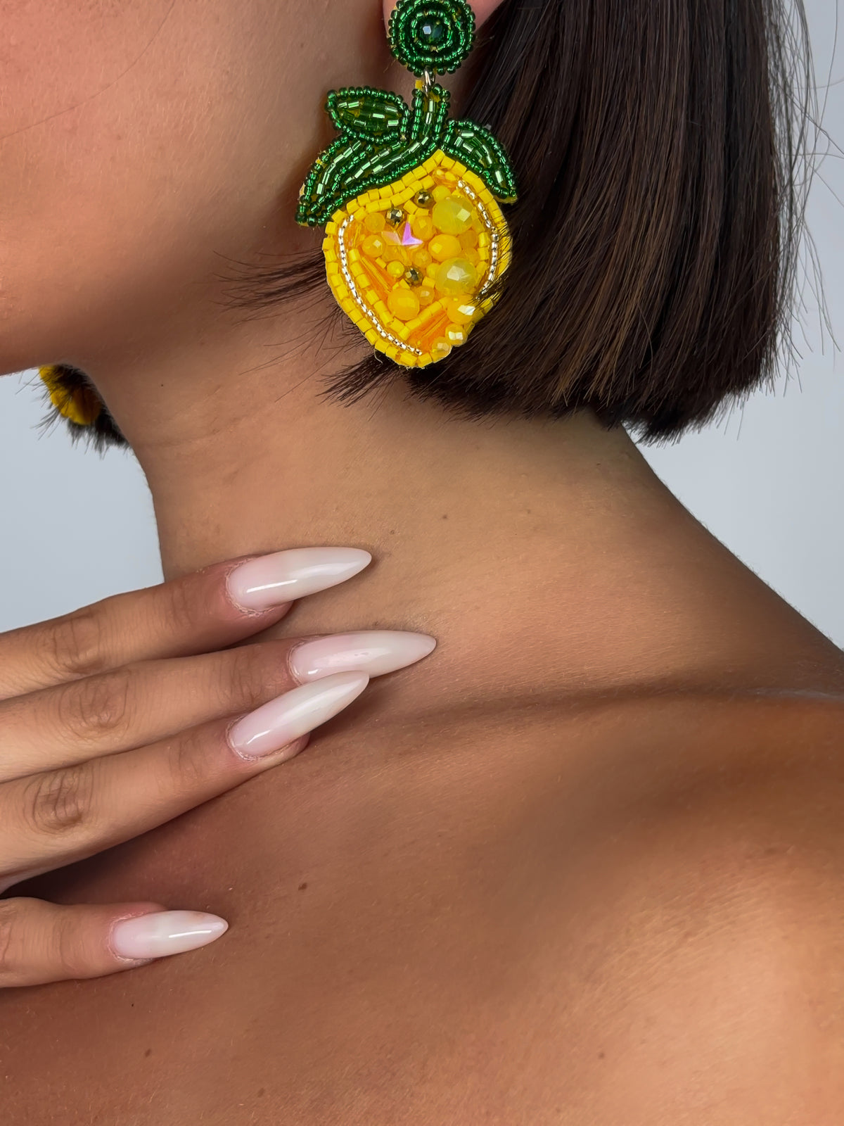 Pearl Earrings - Lemon
