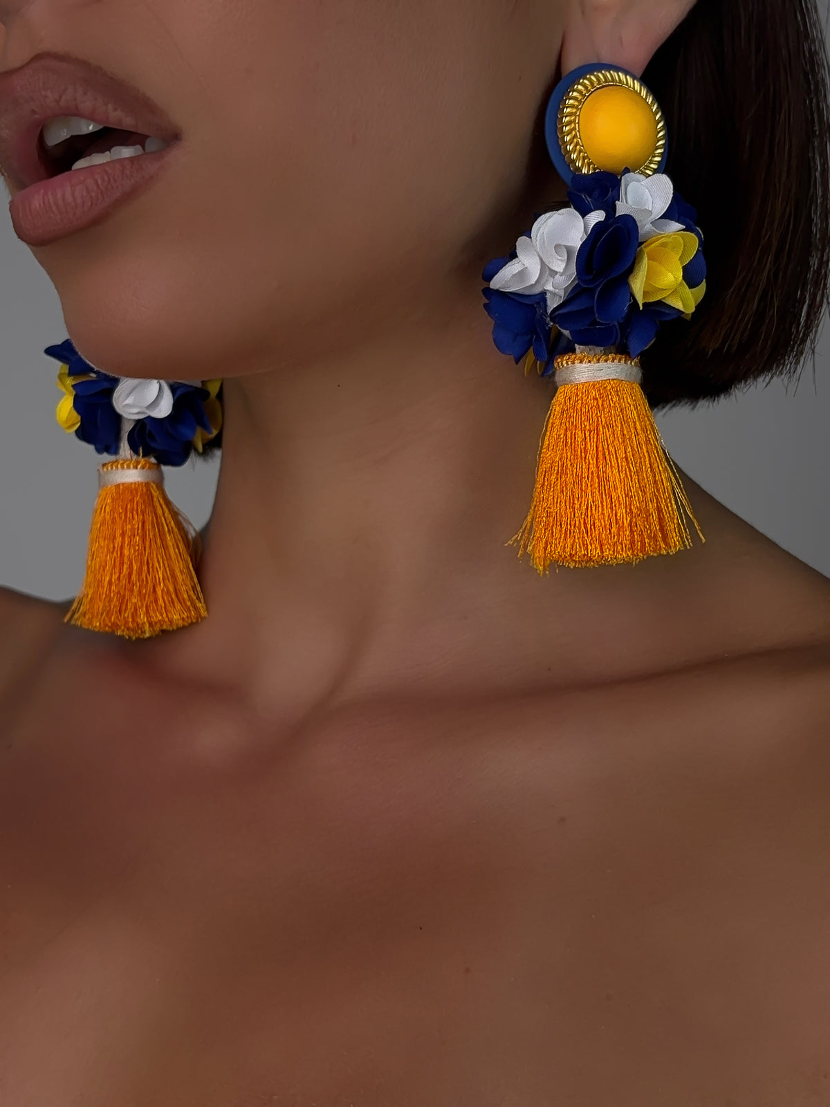 Orecchini Color Rope - Giallo