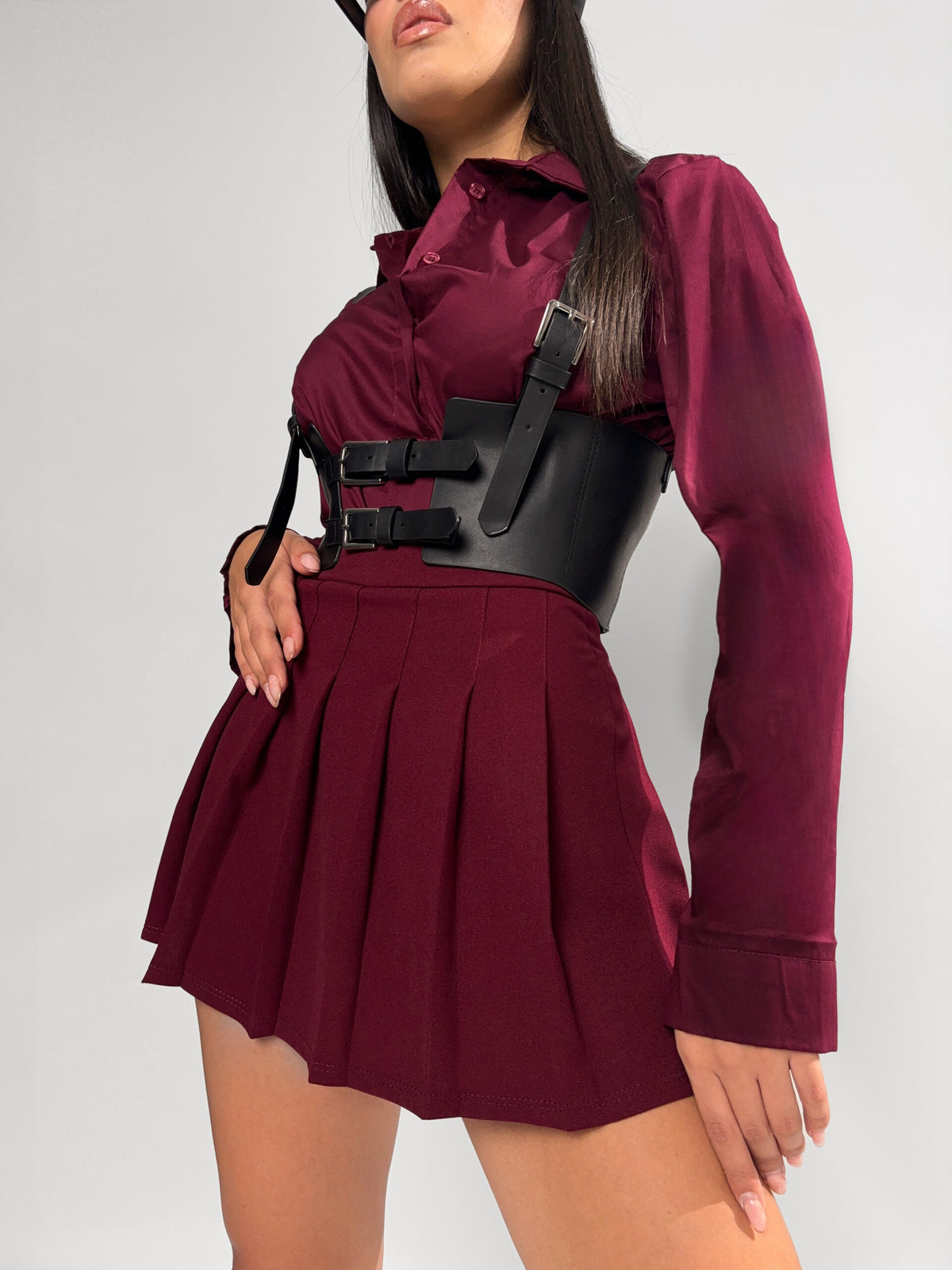 Skort College - Cherry Red