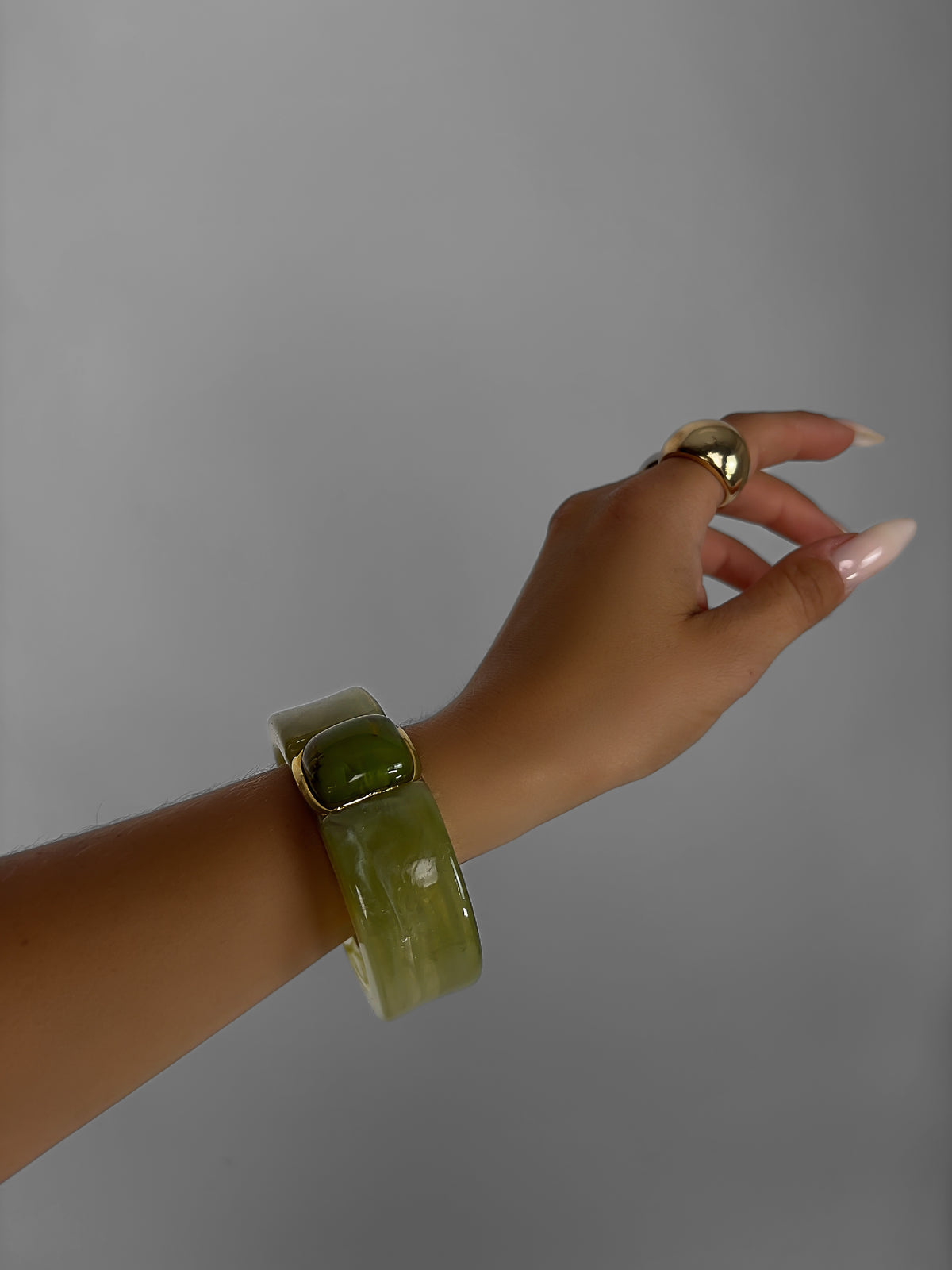 Stone Bracelet - Light Green