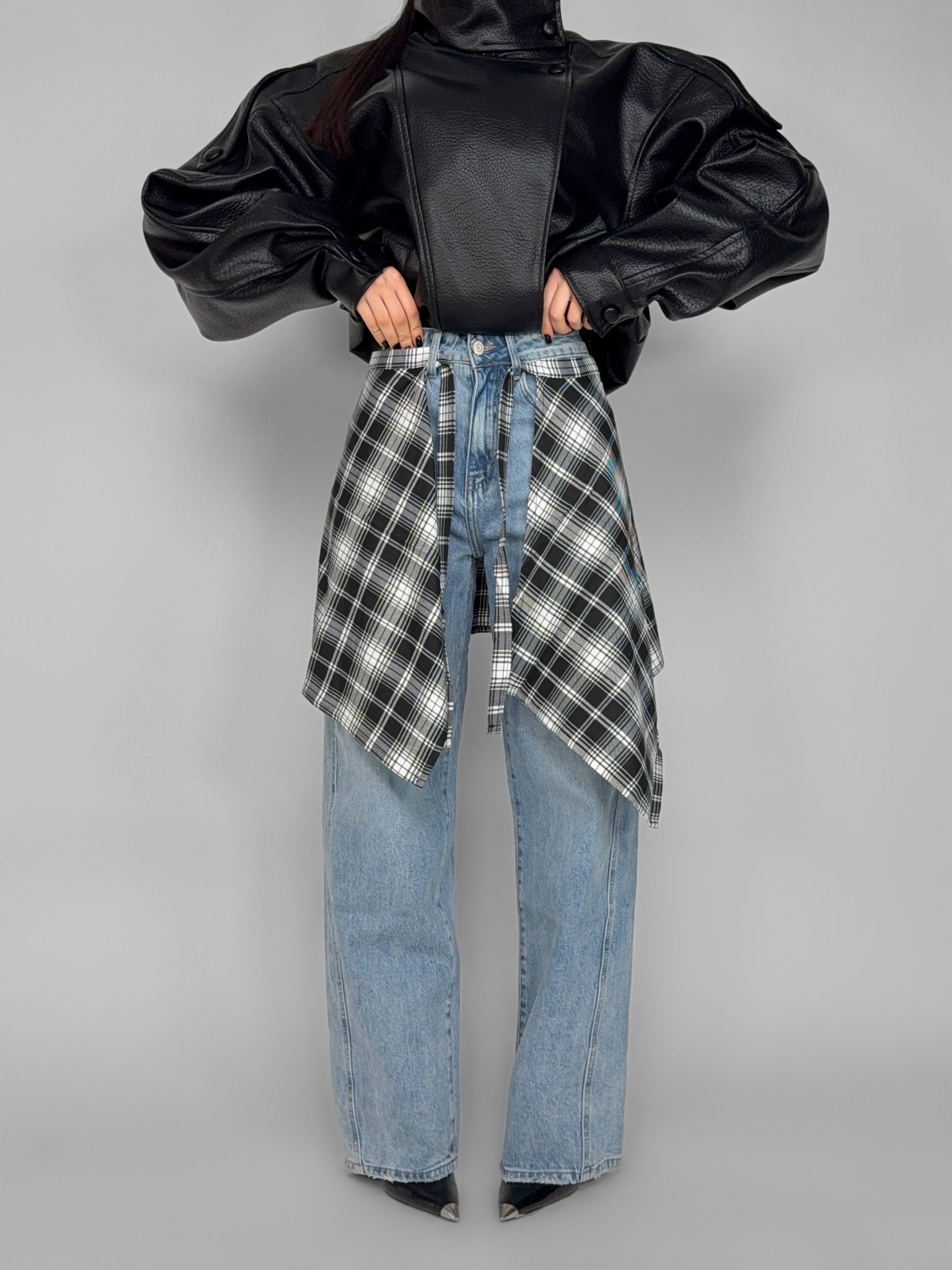 Jeans Check Layer