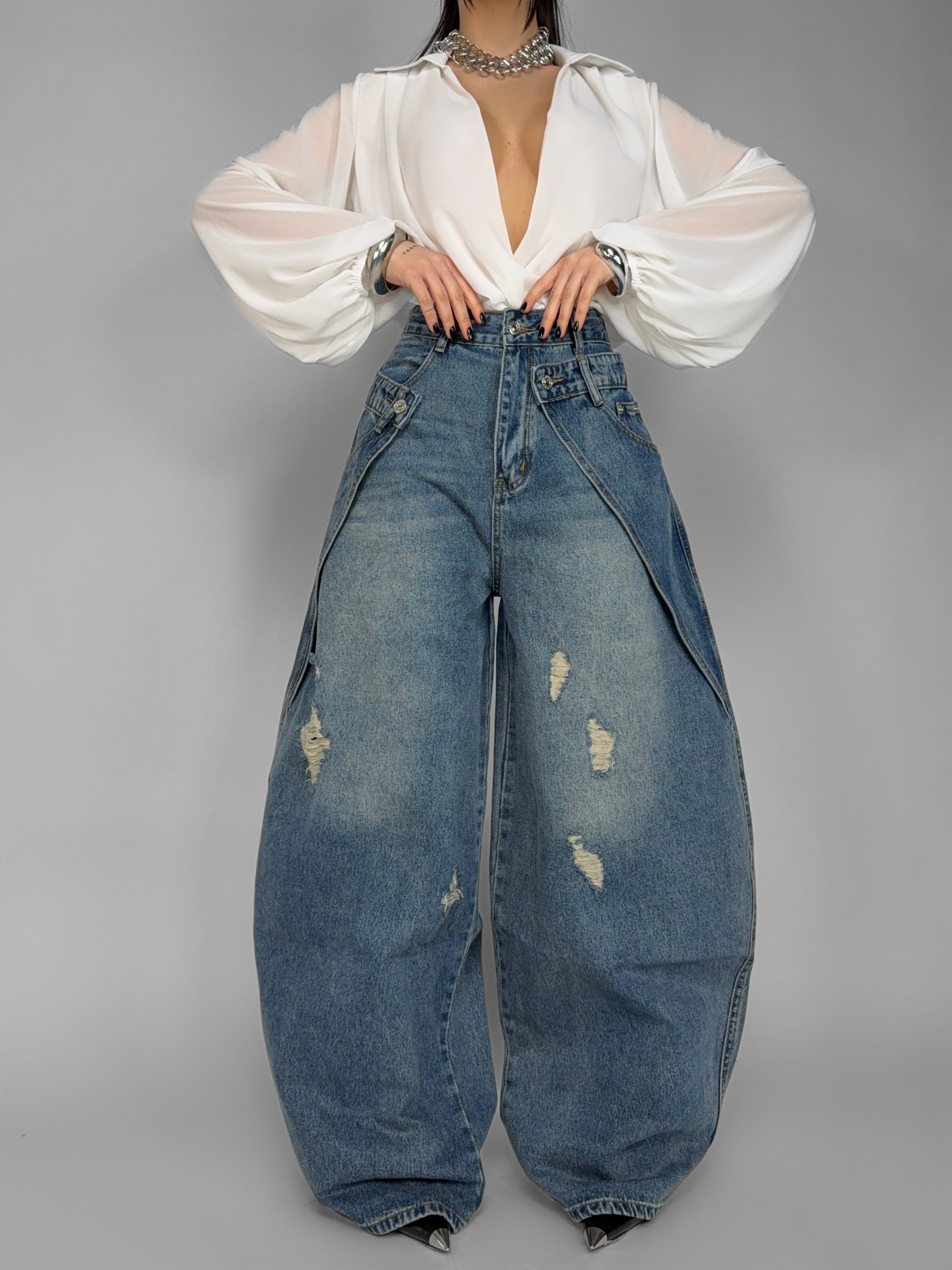 Jeans Broken Line