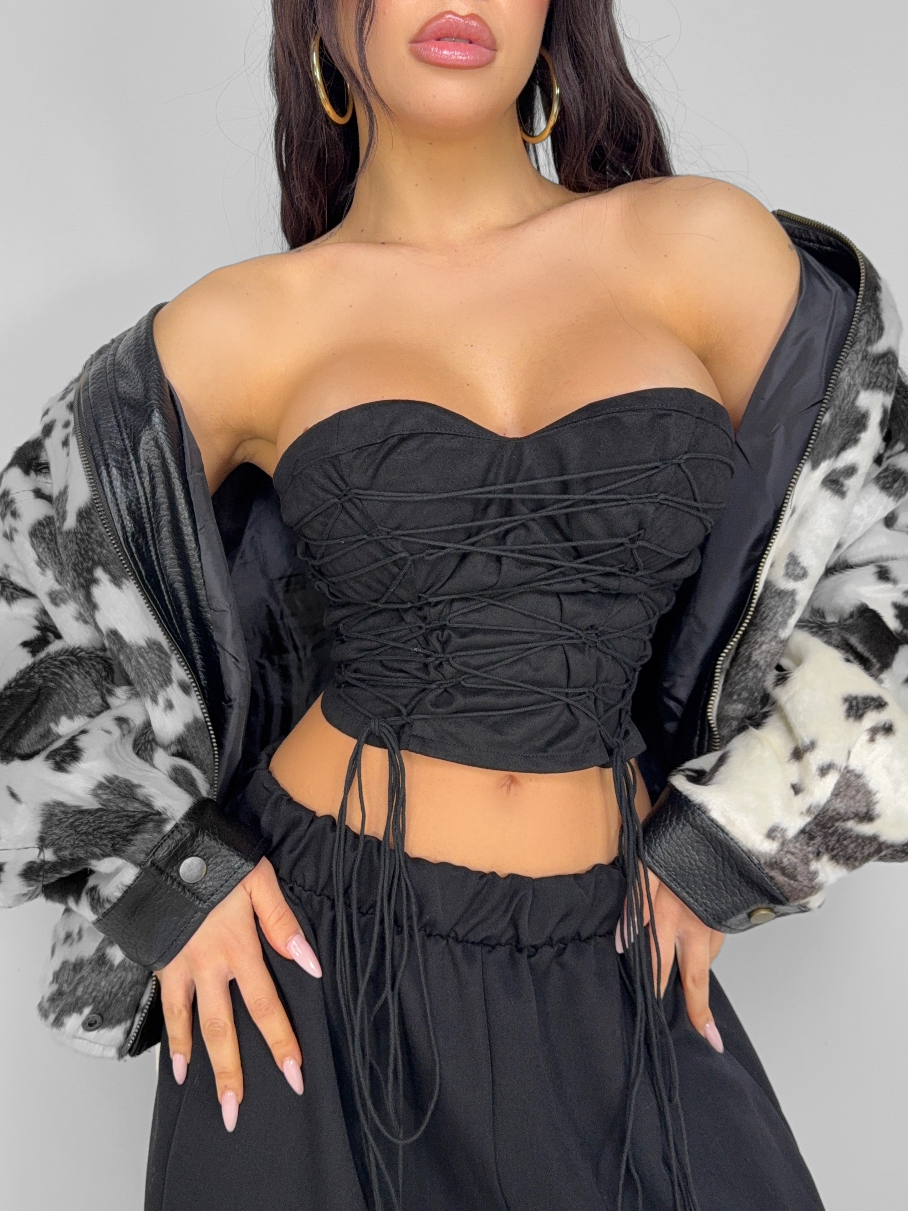 Top Interlacement - Black