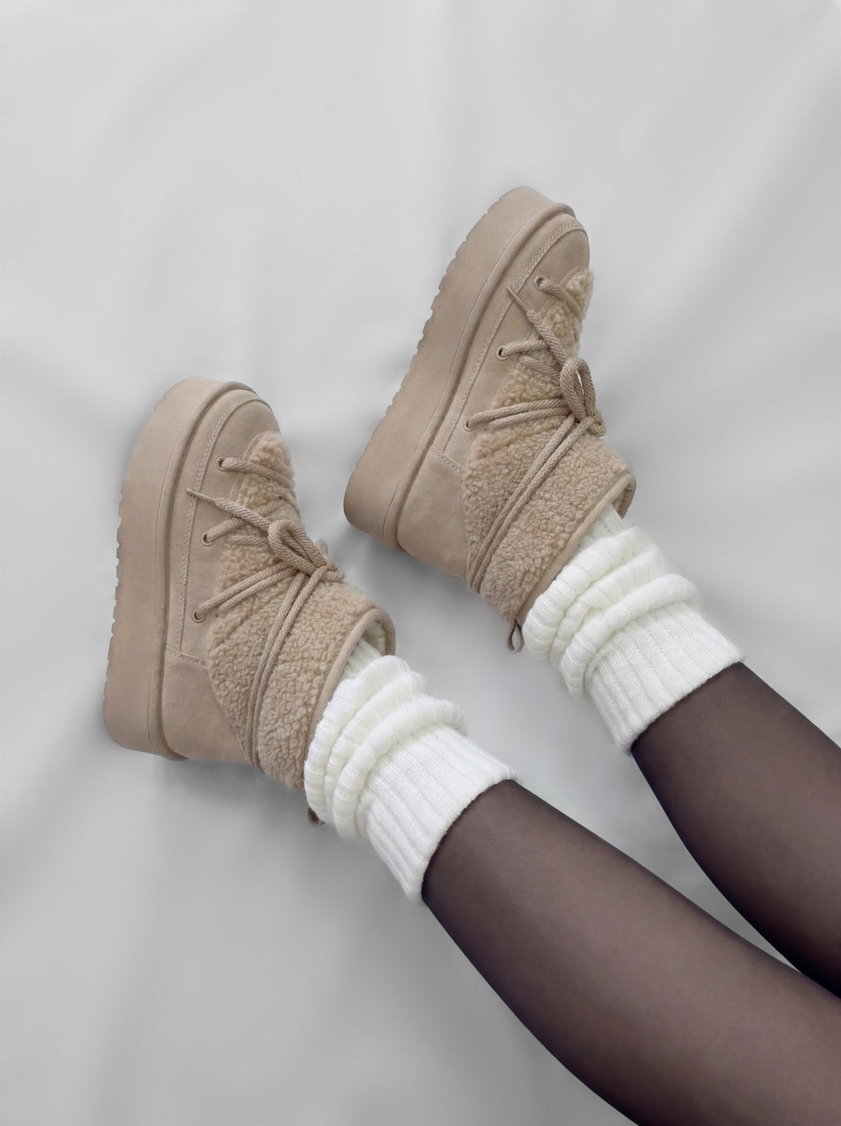 Teddy Ice Boot - Camel