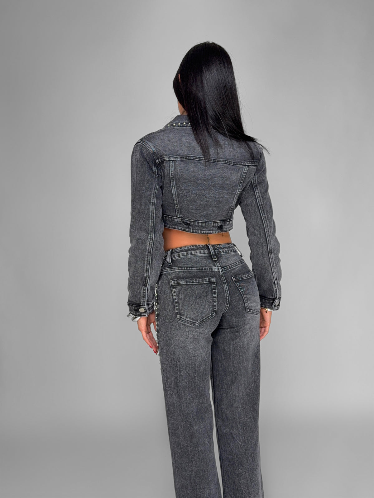 Giacca Stud Line-Grey