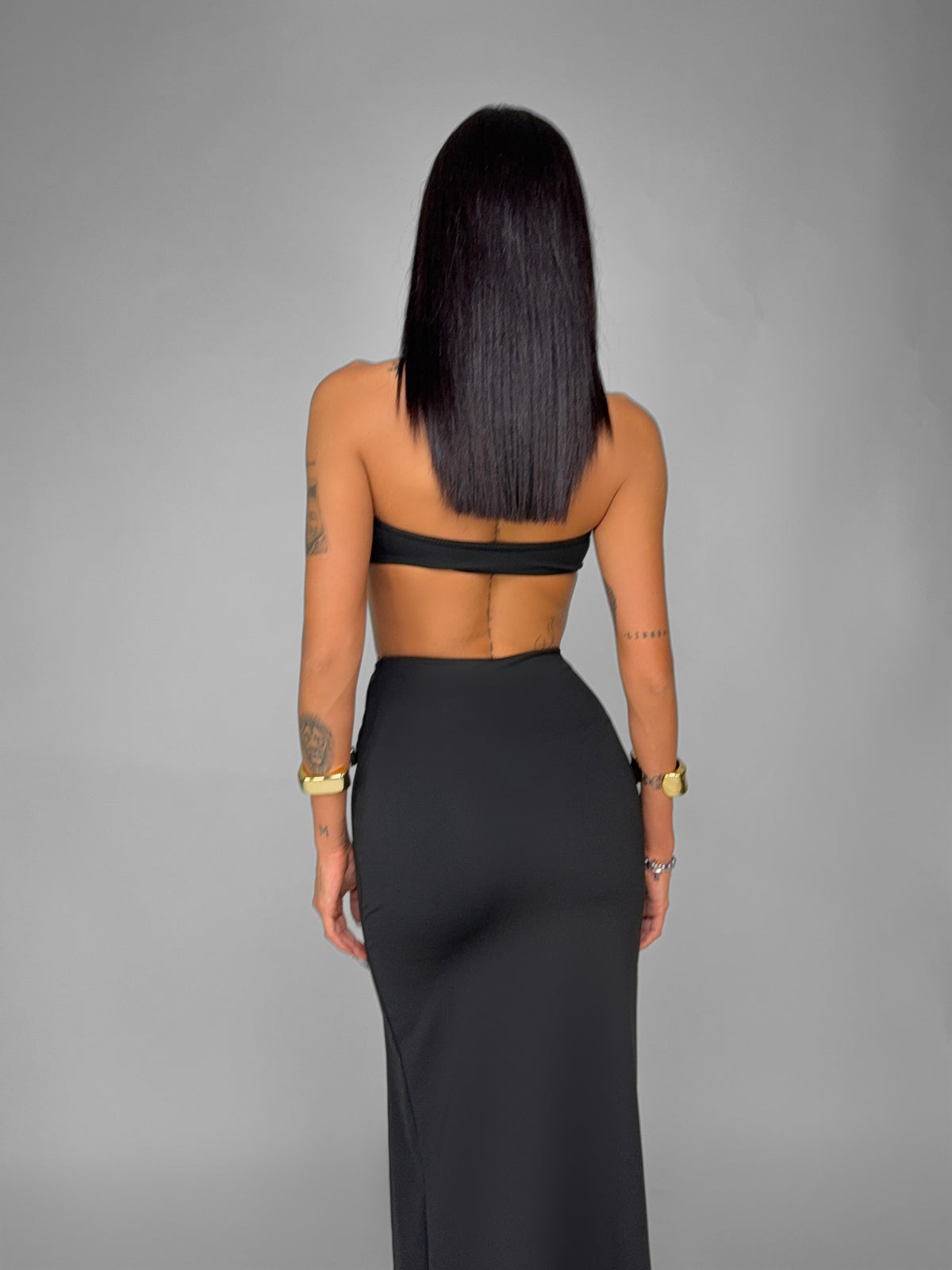 Abito Glam Stone-Black