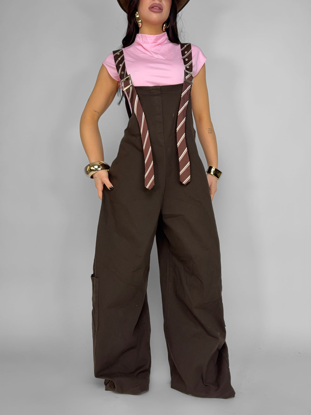 Salopette Brownie Stripe