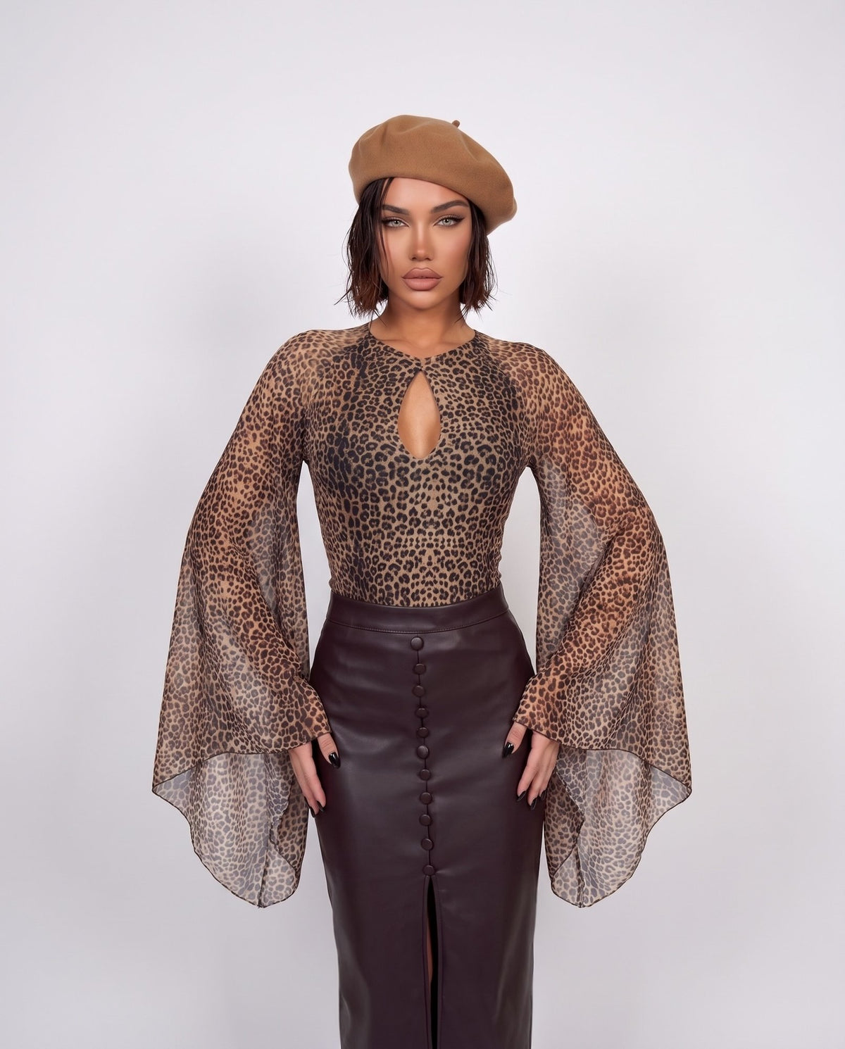 Total Look Leopard Flare