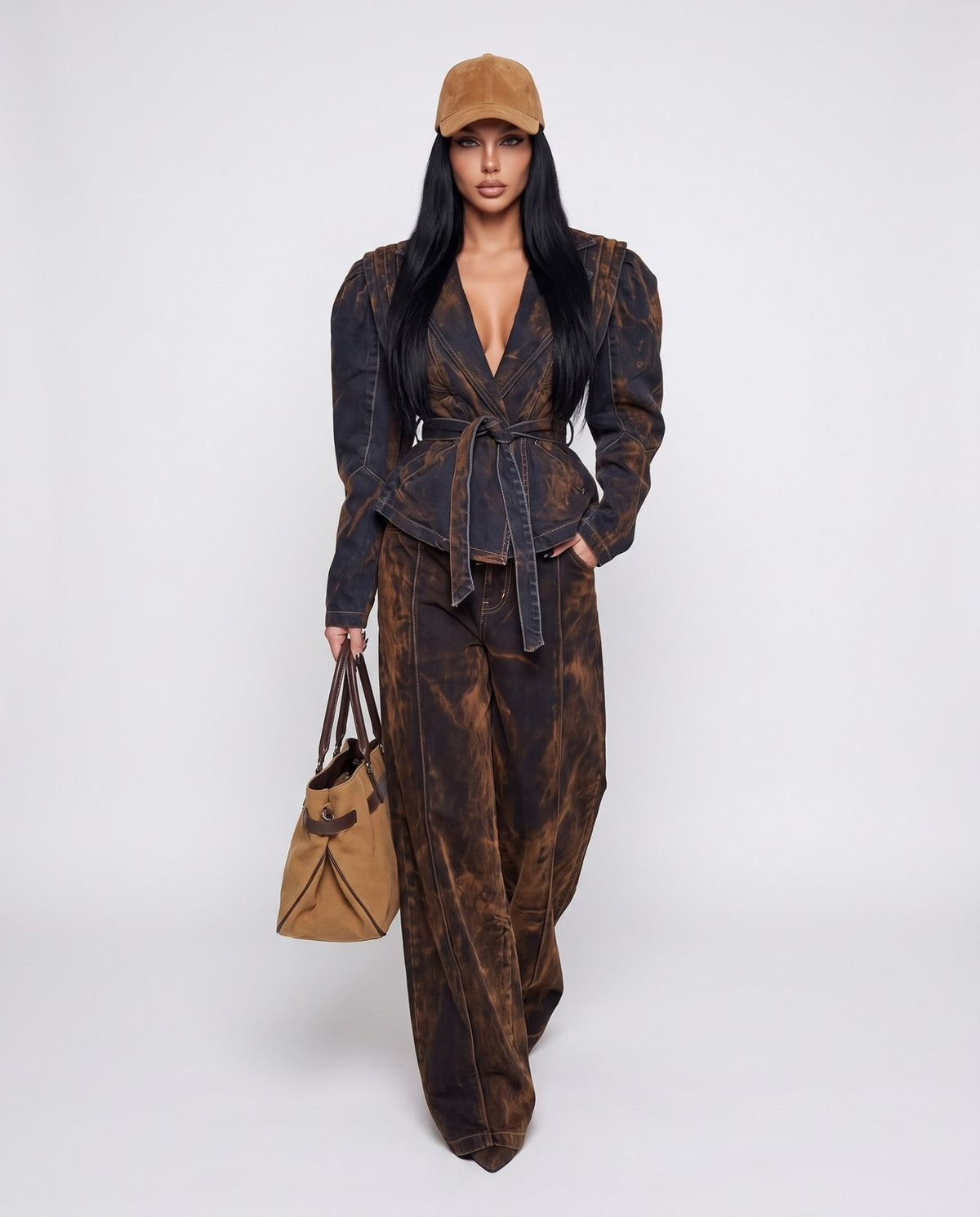 Total Look Velvet Mood-Brown