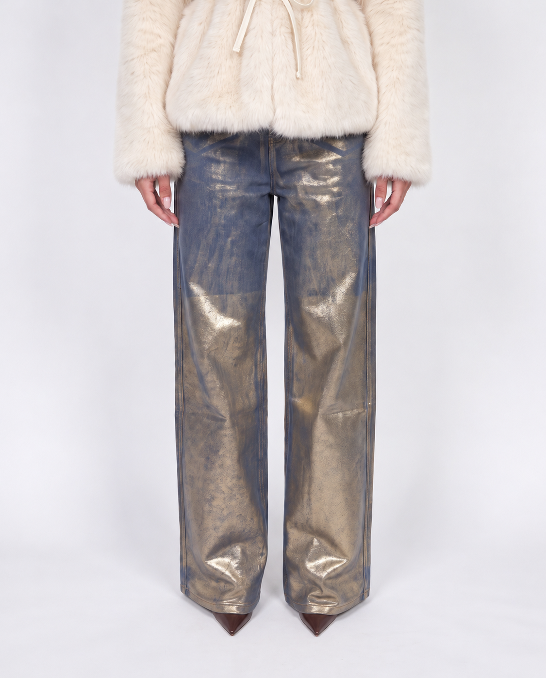 Gold Mapping Jeans
