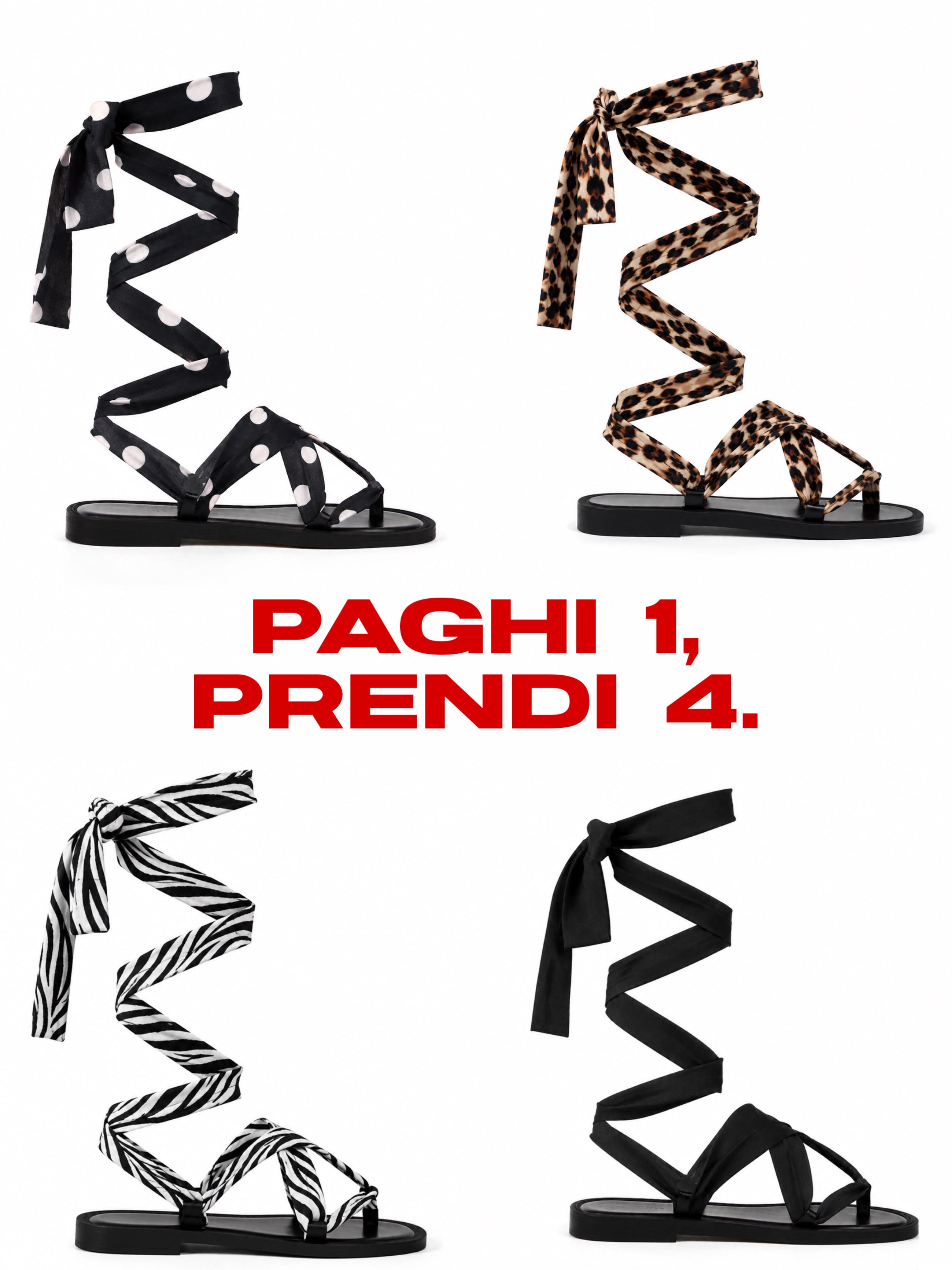 Sandalo Magic- Paghi 1 Prendi 4