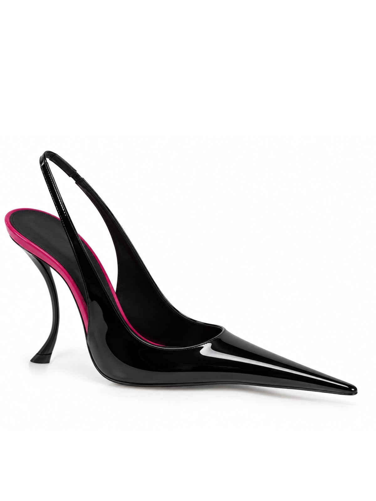 Decollete Glossy Affair-Black