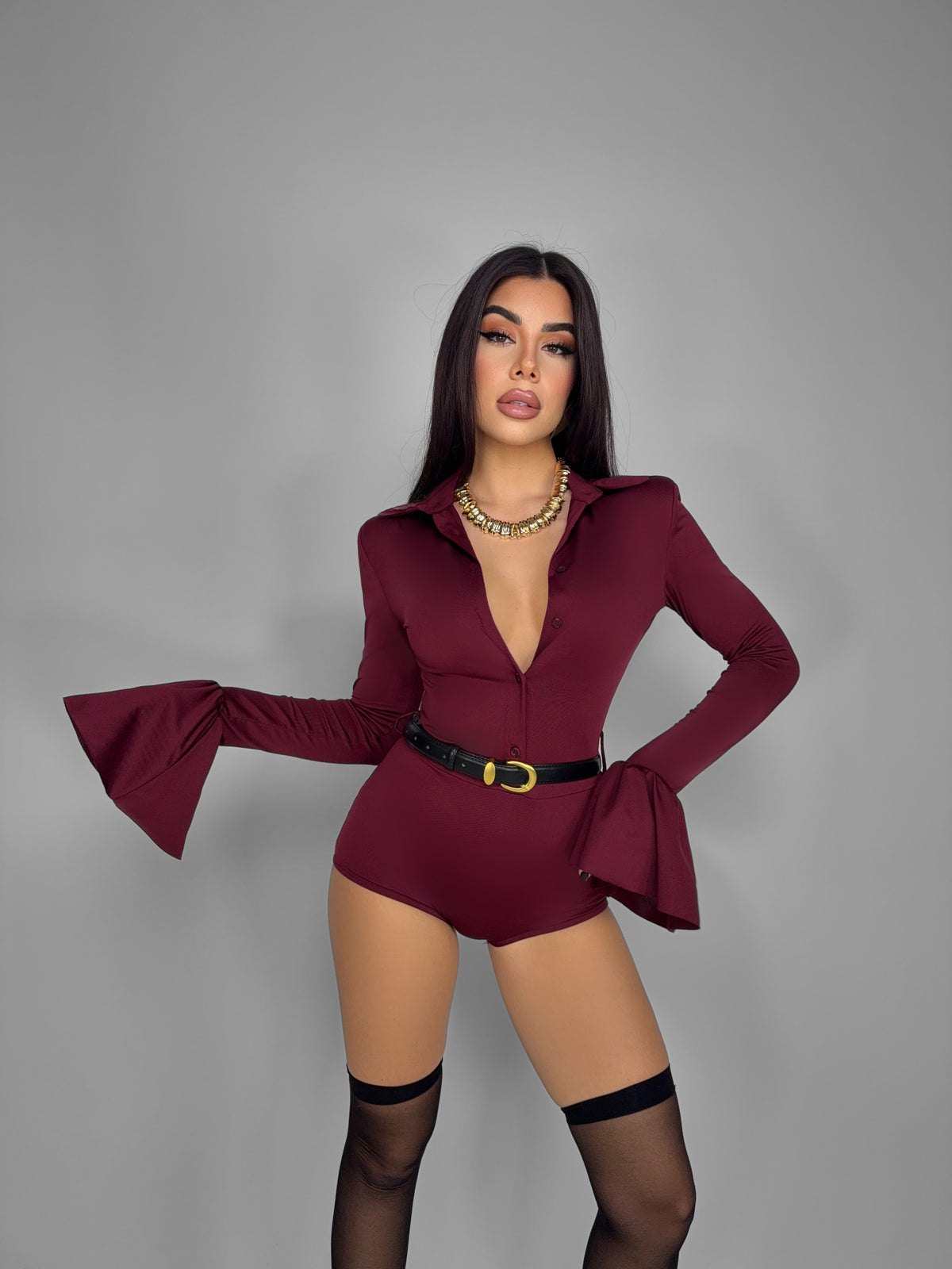 Peach Blossom-Cherry Red tracksuit