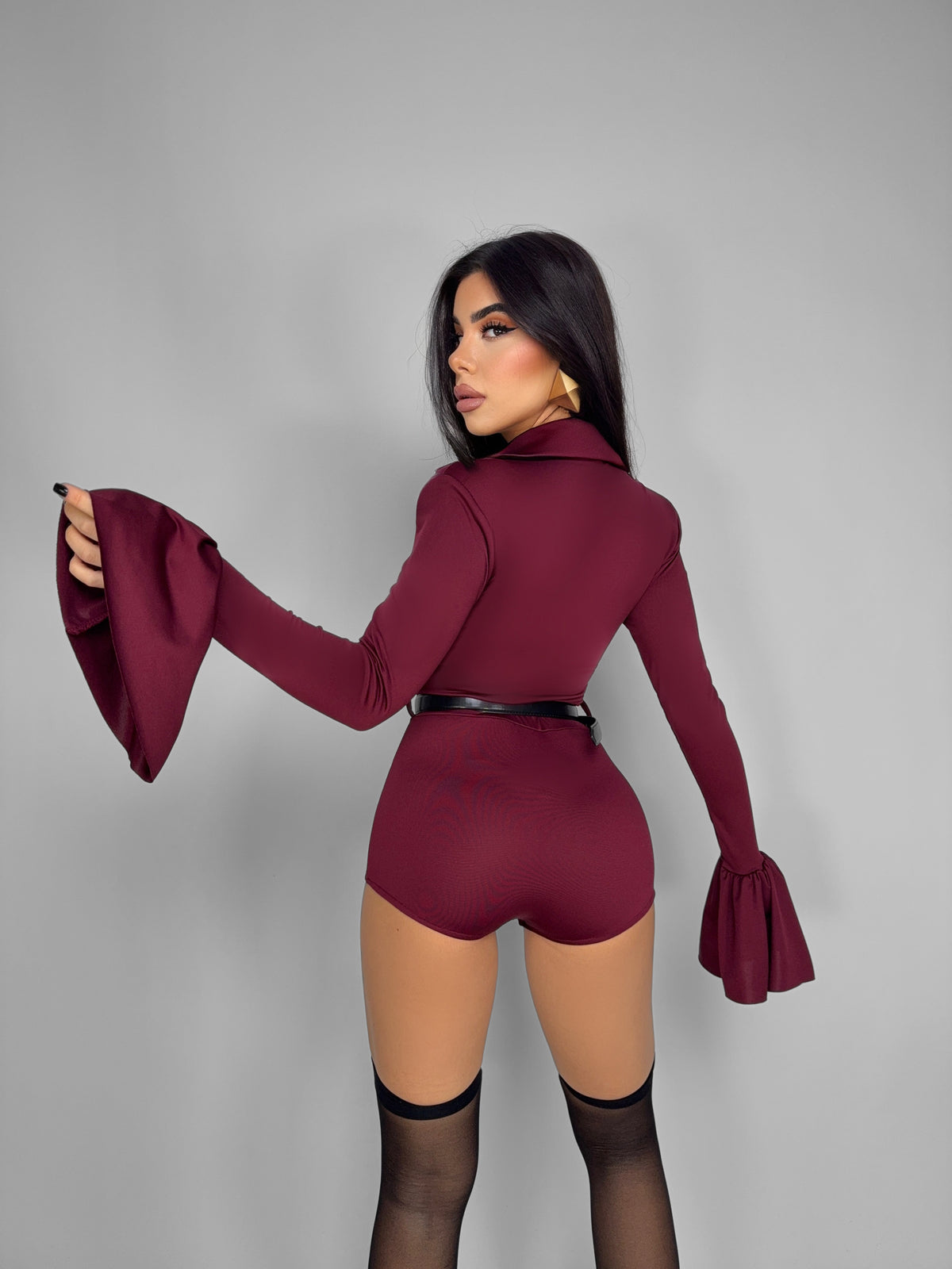Peach Blossom-Cherry Red tracksuit