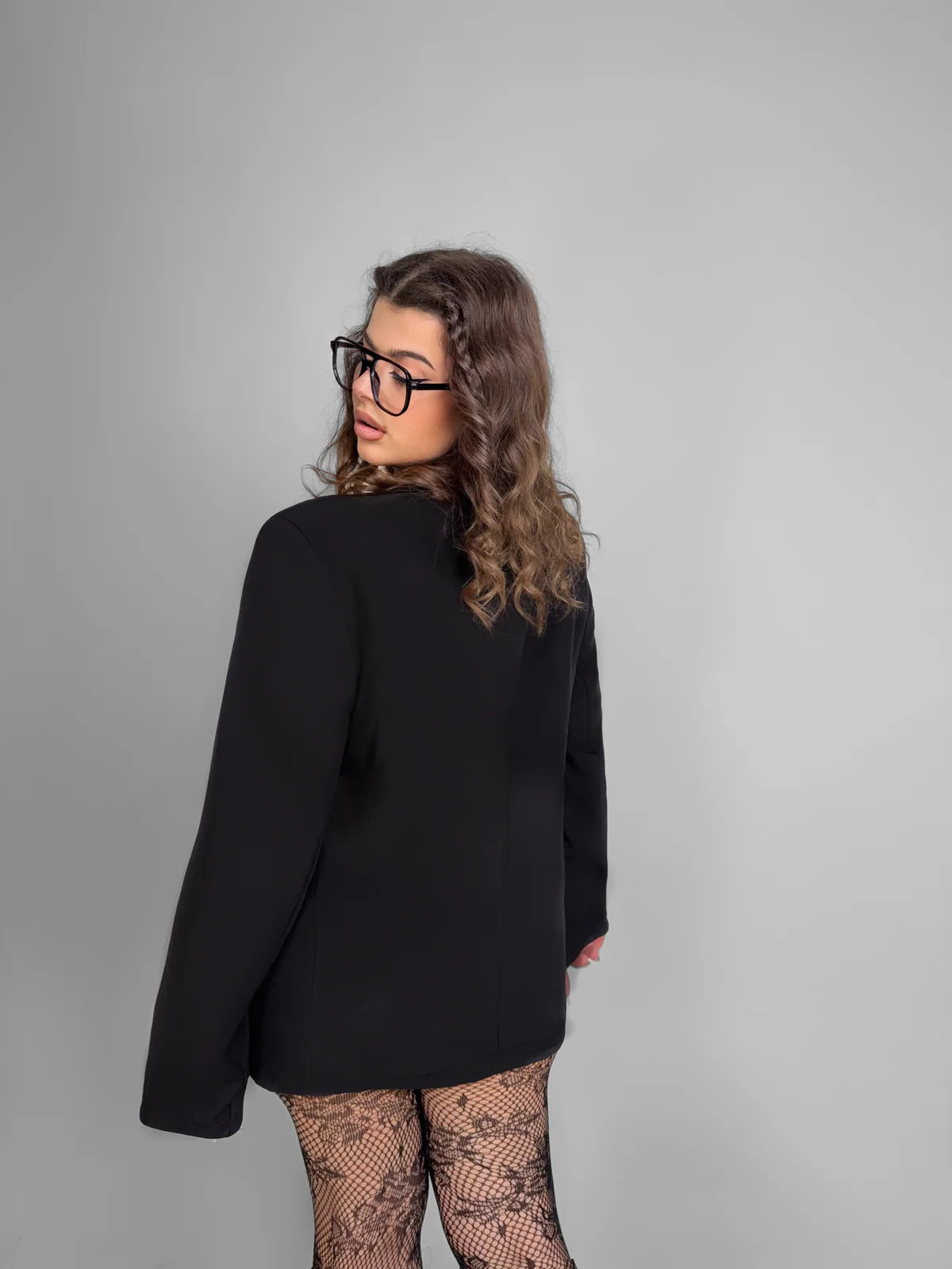 CURVY FIT - Le Boy Blazer - Black