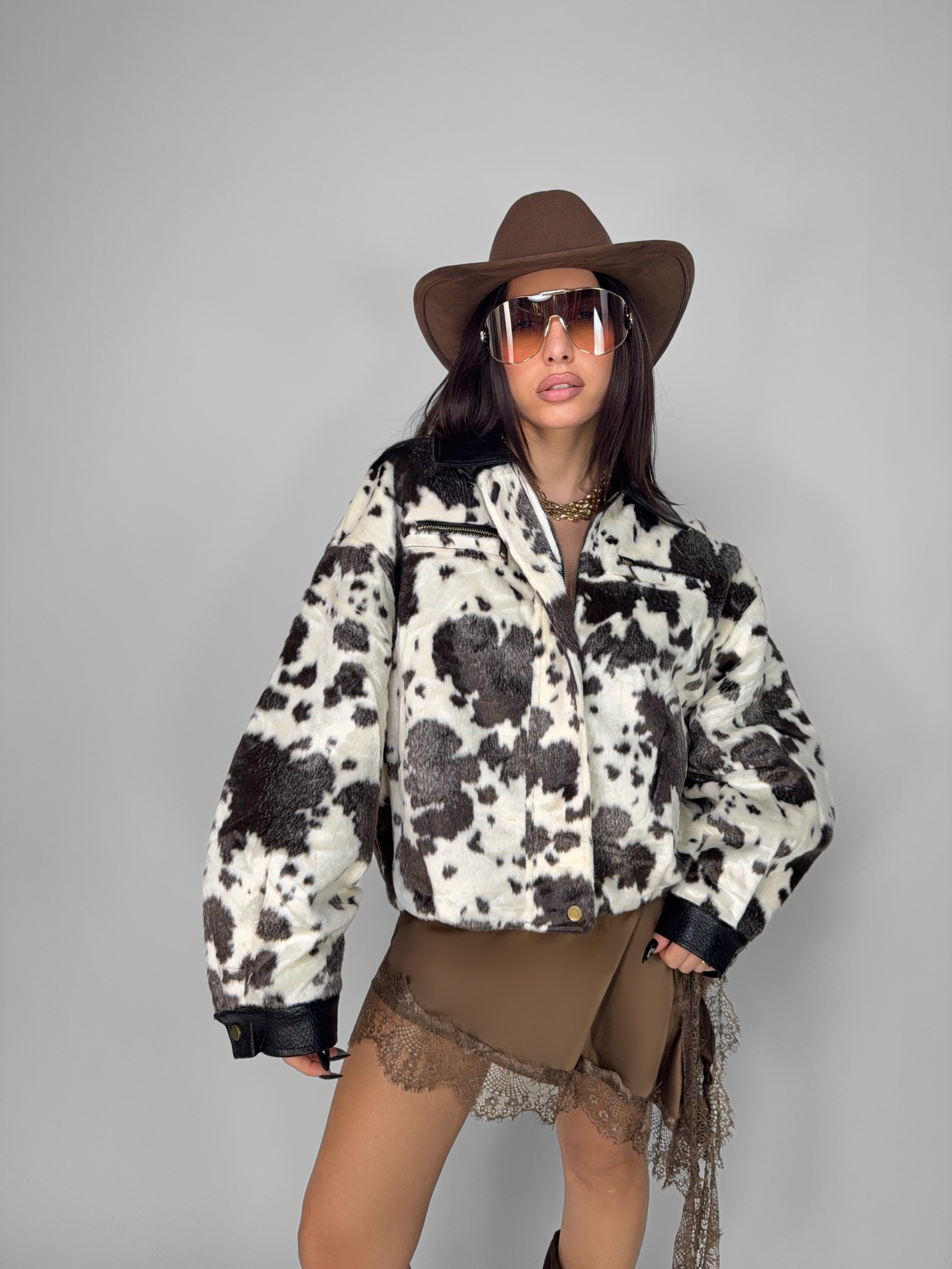Giacchetto Cow - Black