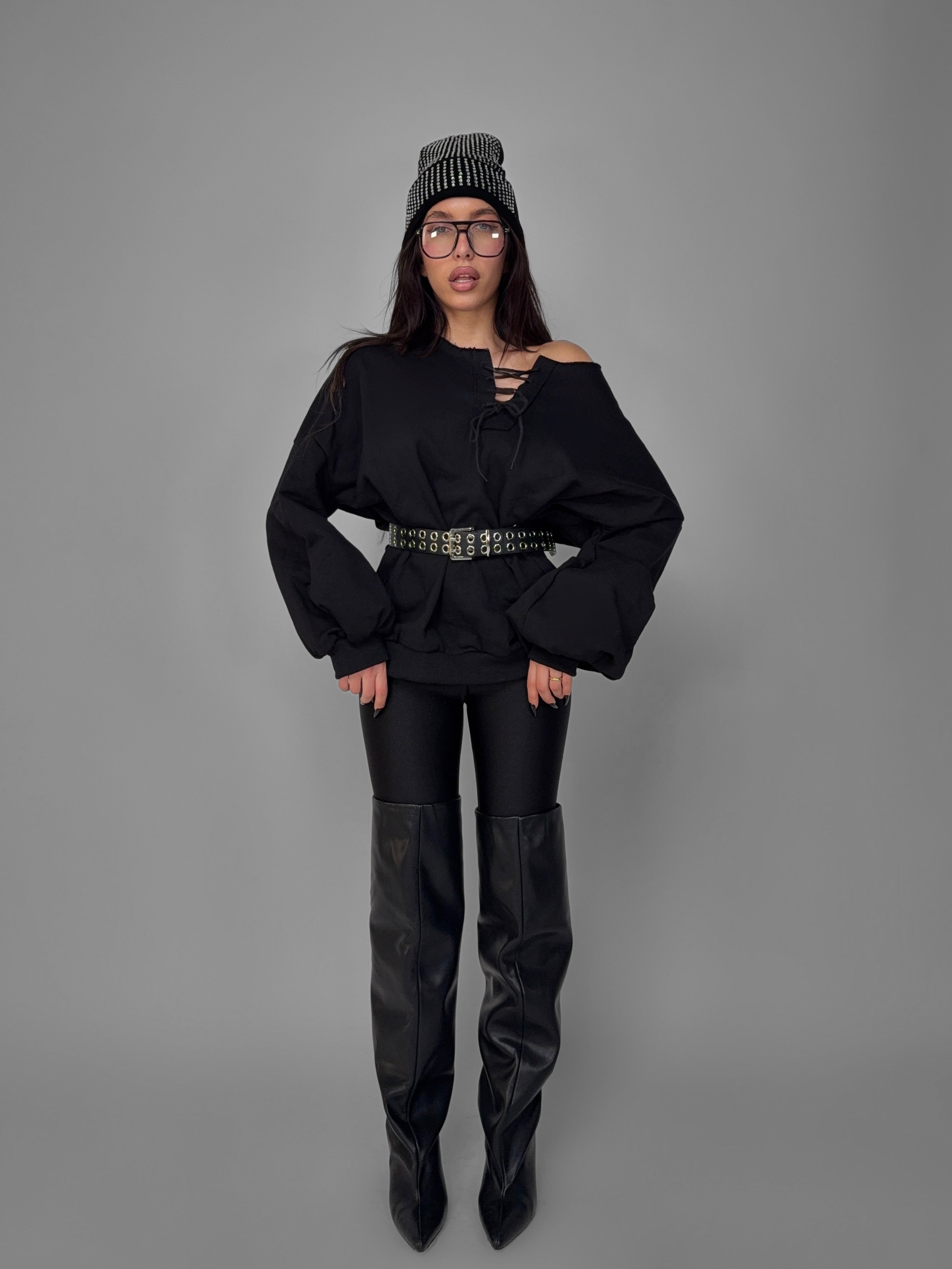 Total Look Fashionable Black