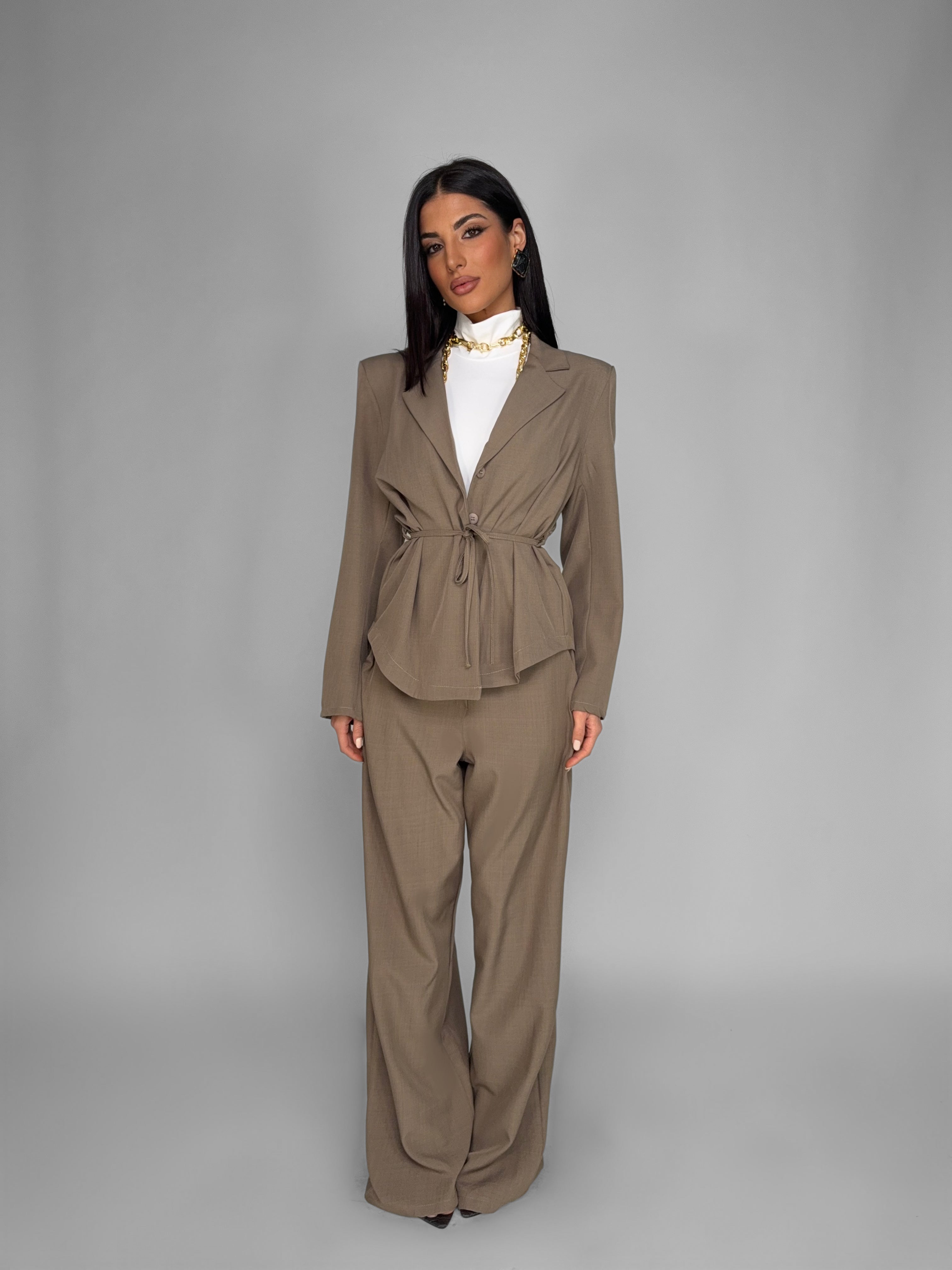 Slim Line Suit - Dove Grey
