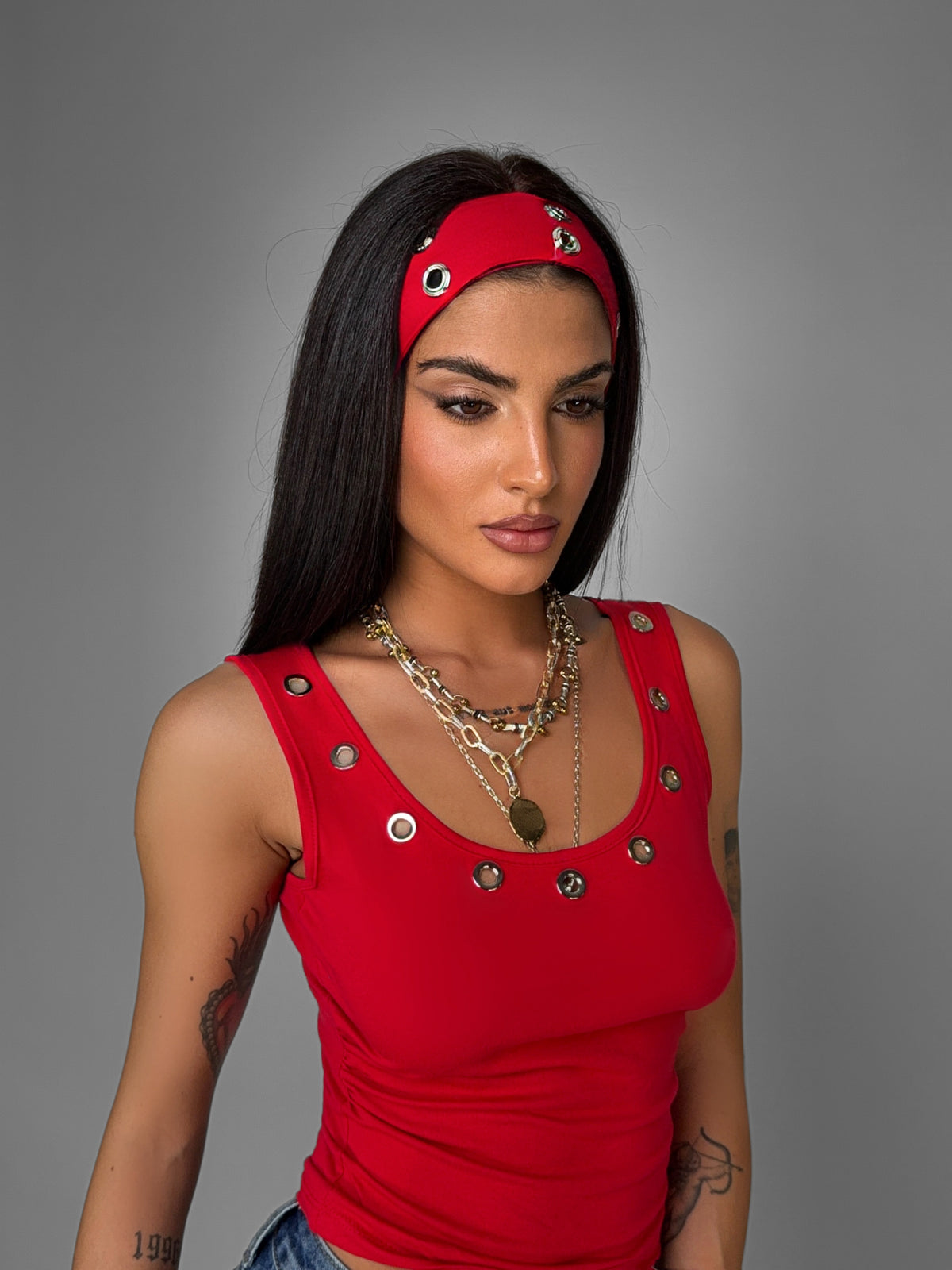 Top Ring Cut-Out-Red