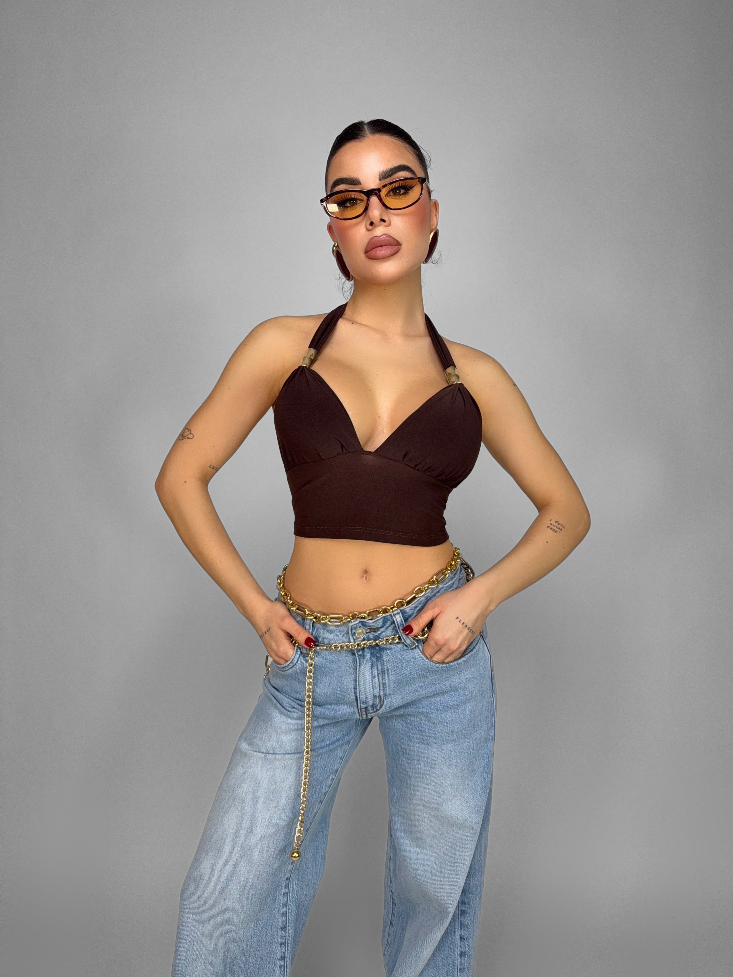 Top Gold Line-Brown