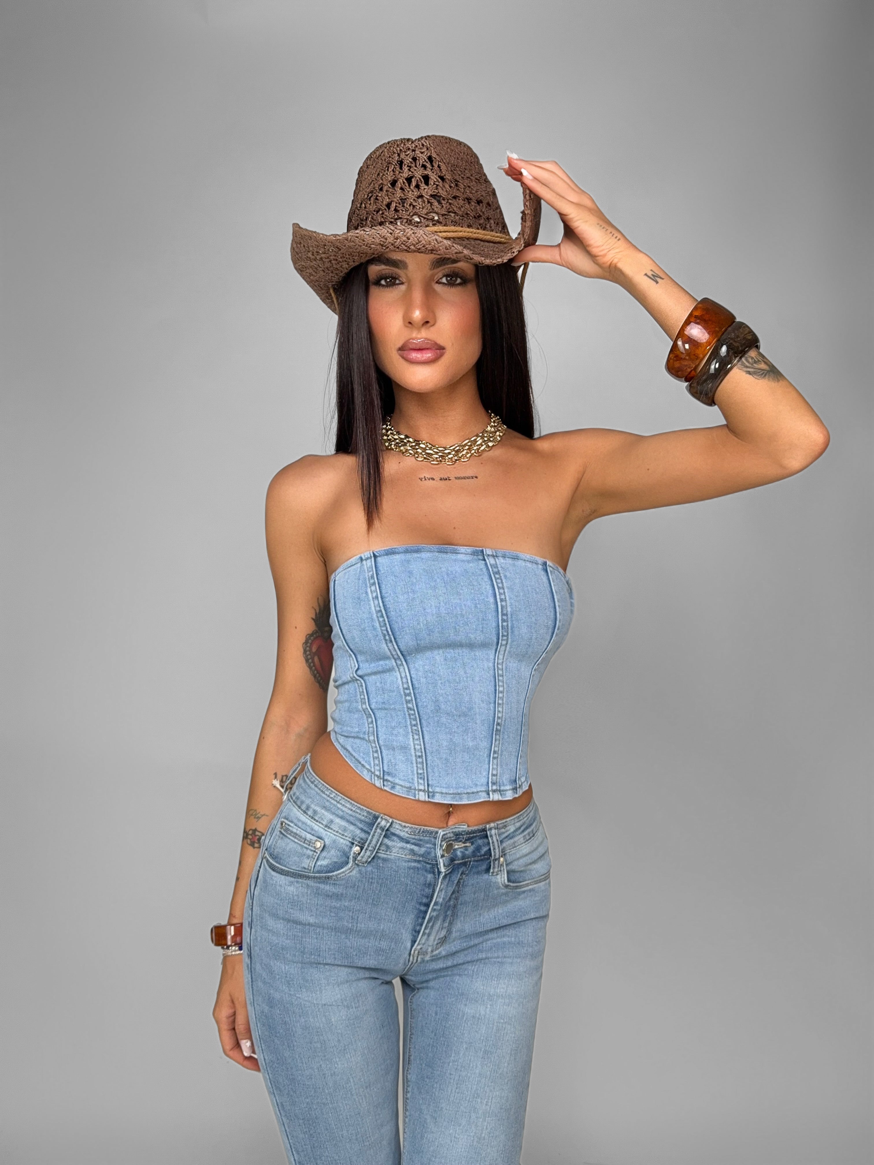 Top Fitted Denim