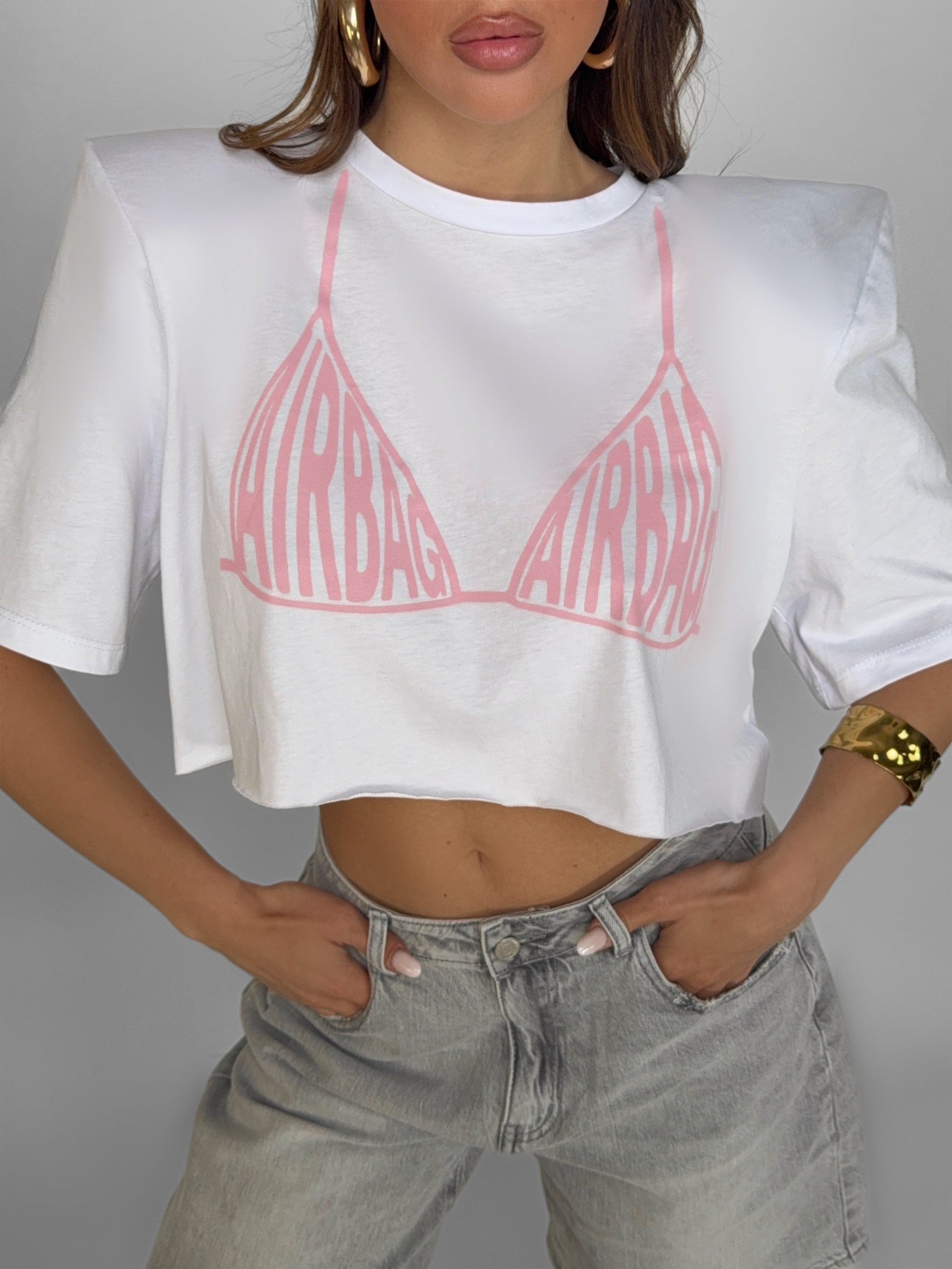 Top Bold Airbag-White