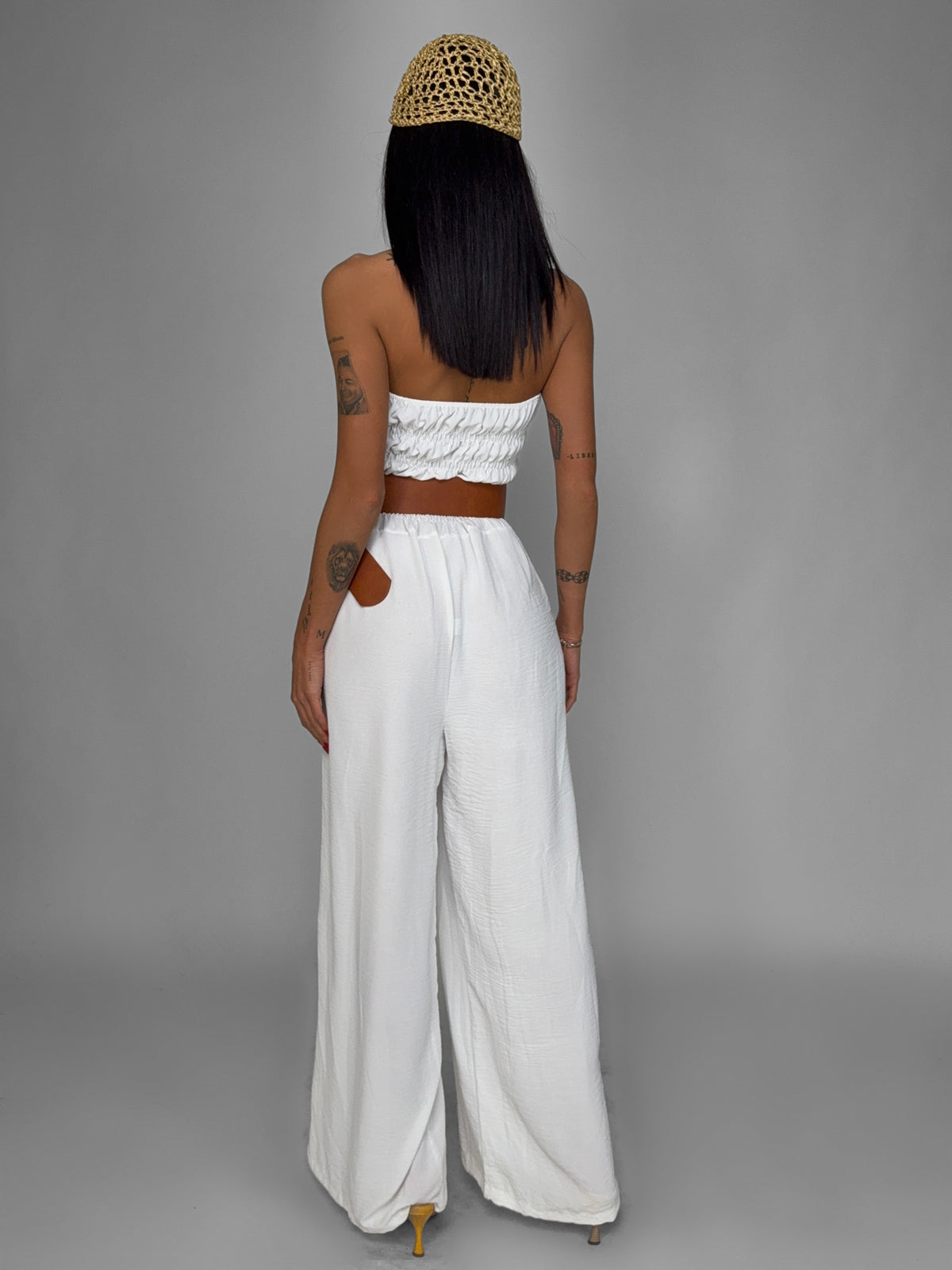 Tuta Allover-White