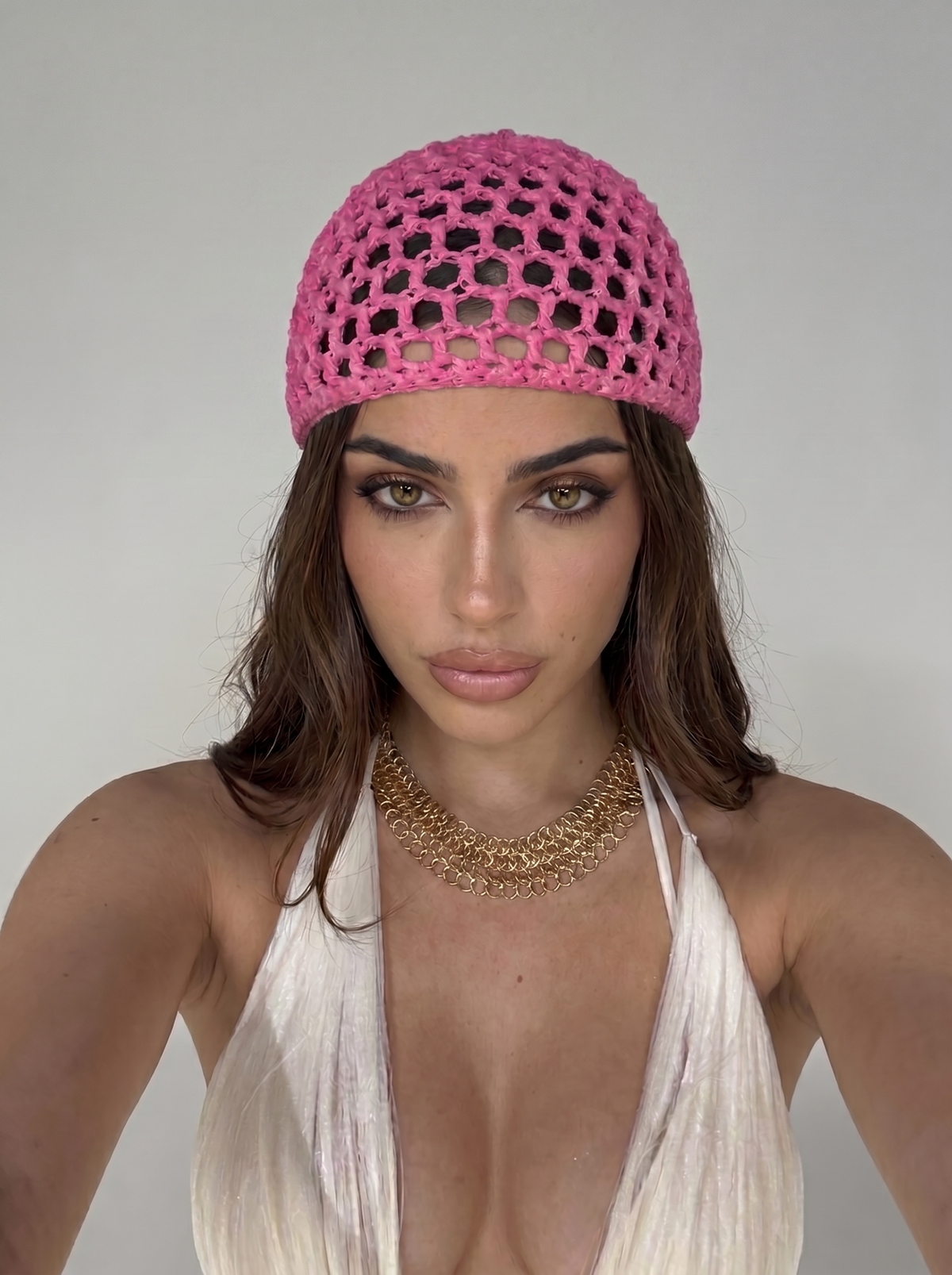 Crochet Hat-Pink