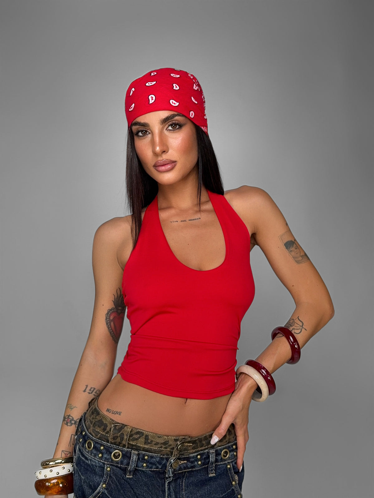 Top Basic Fit-Red