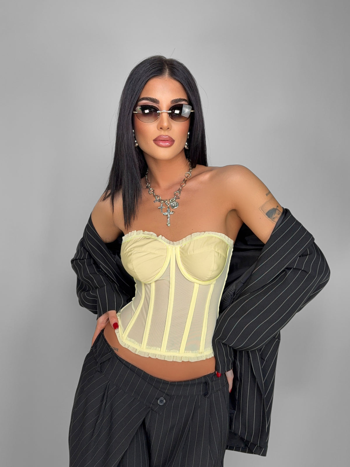 Corset Beauty Back-Yellow