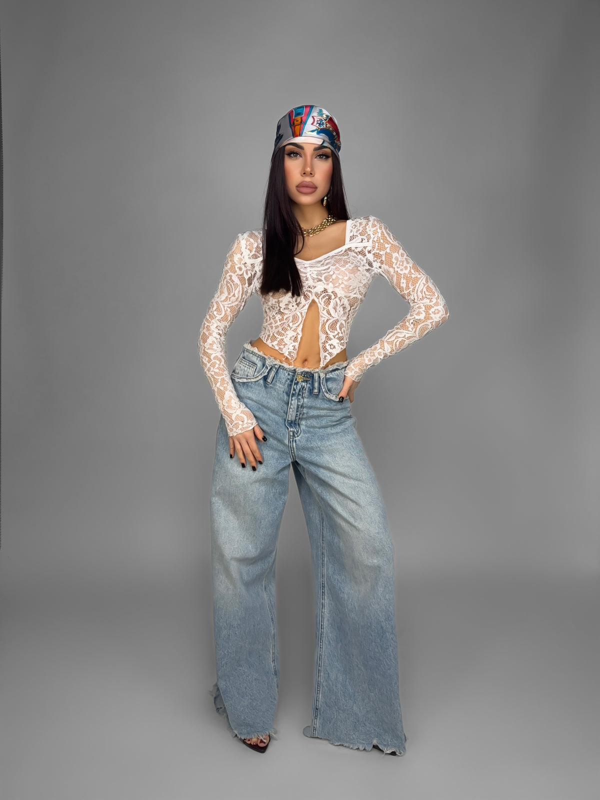 Total Look Fray White