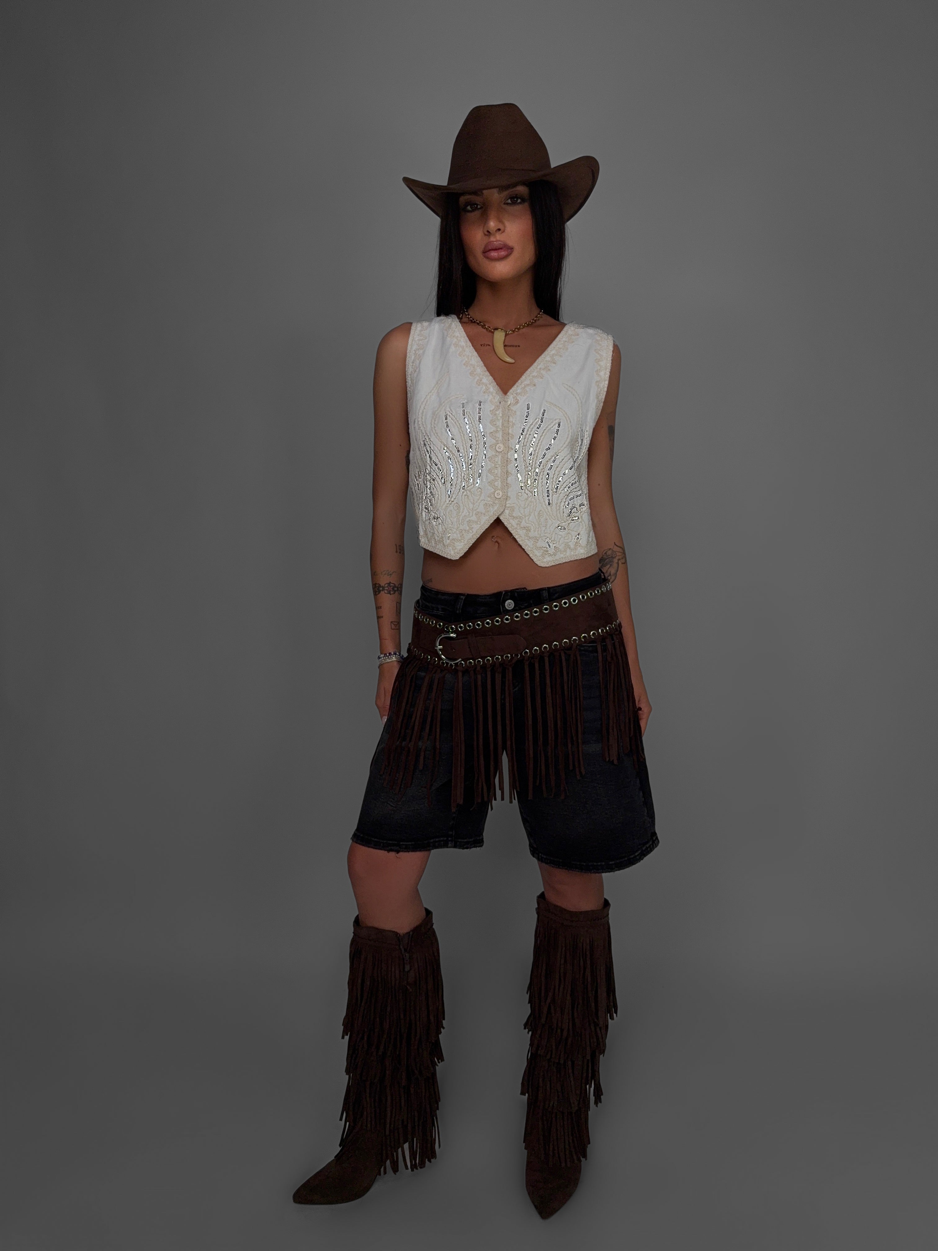Total Look Sequin White