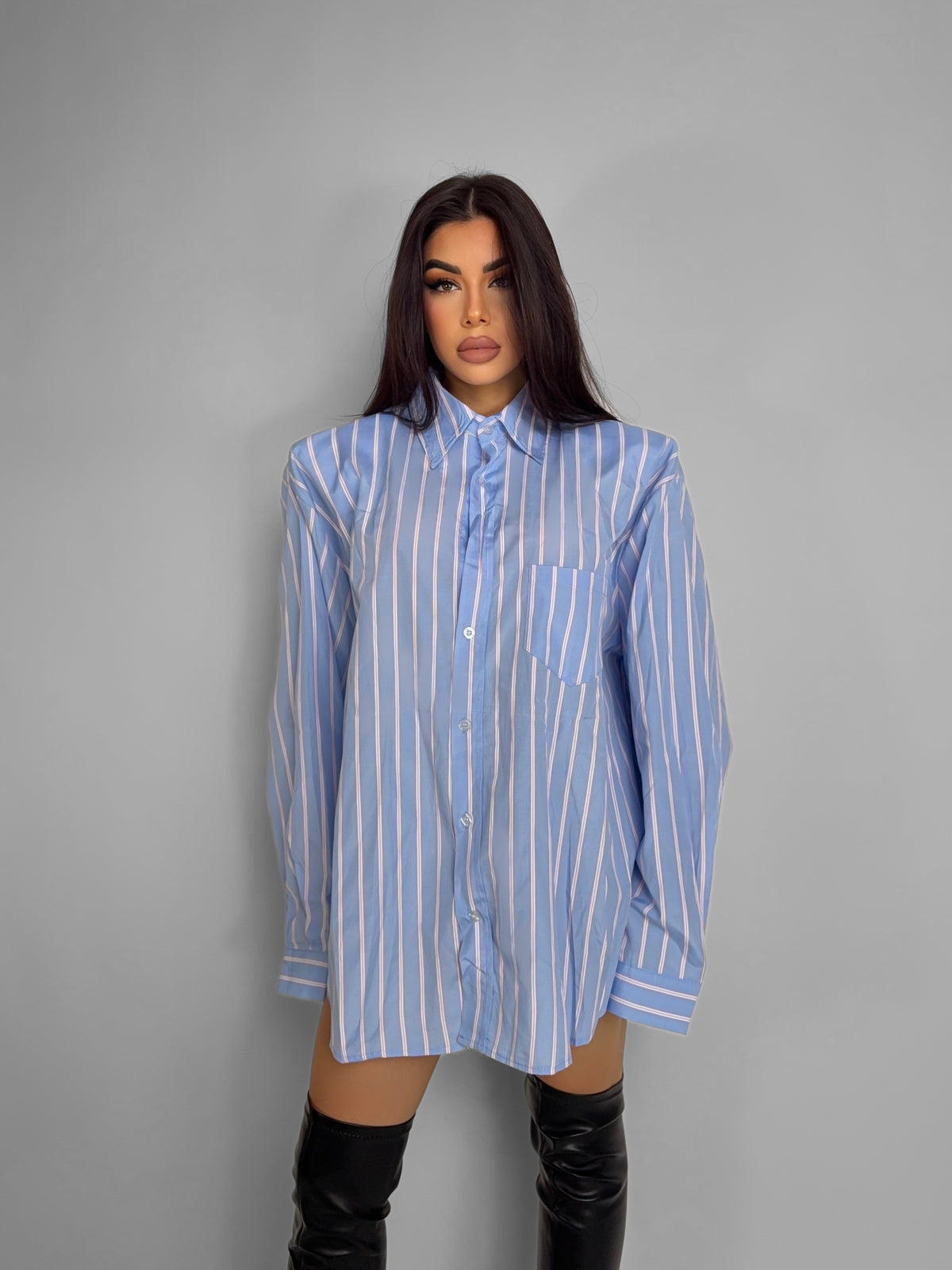 Maxi Camicia Sky Ruler