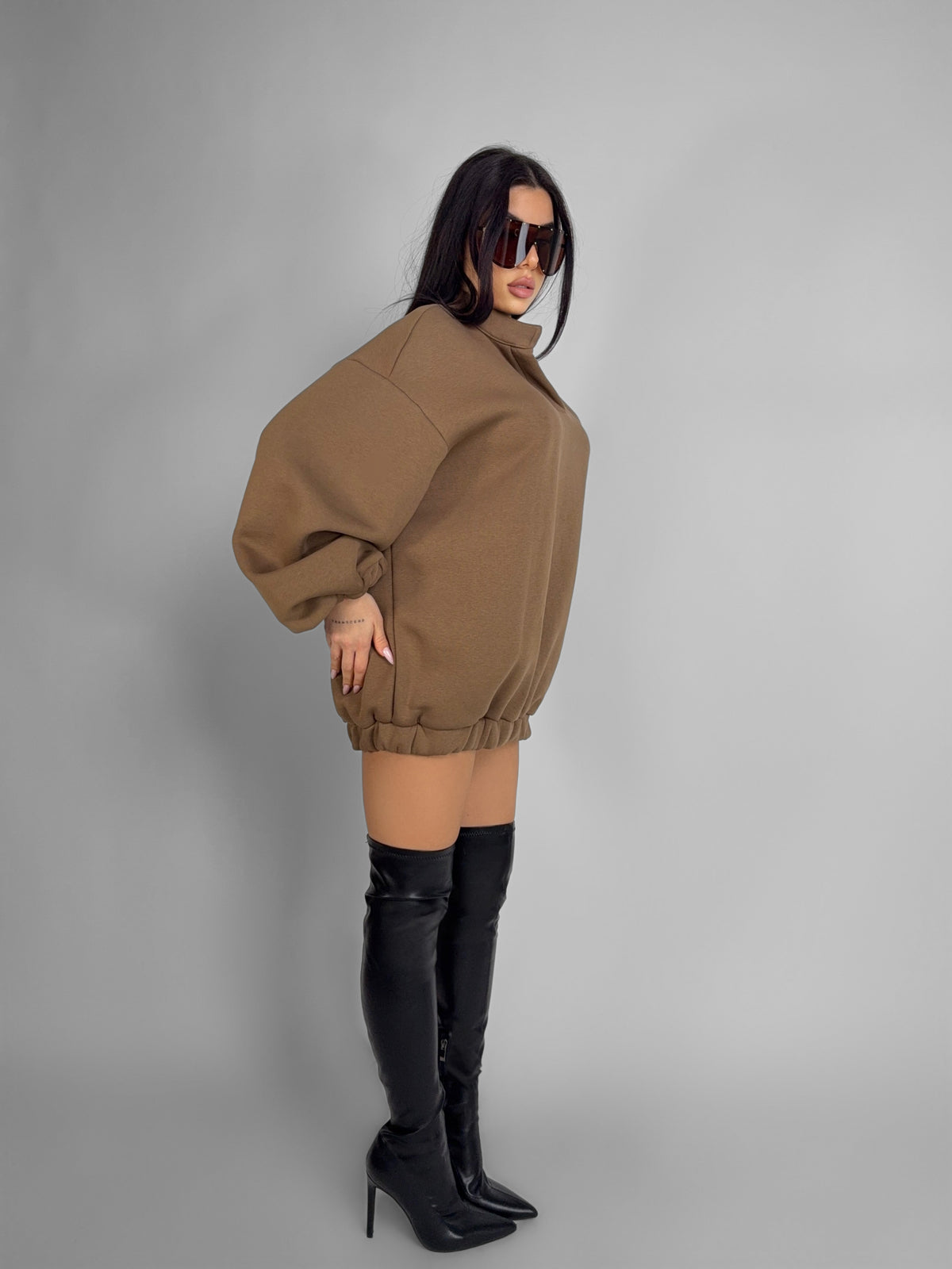 Oversized Fleece Sweatshirt Control