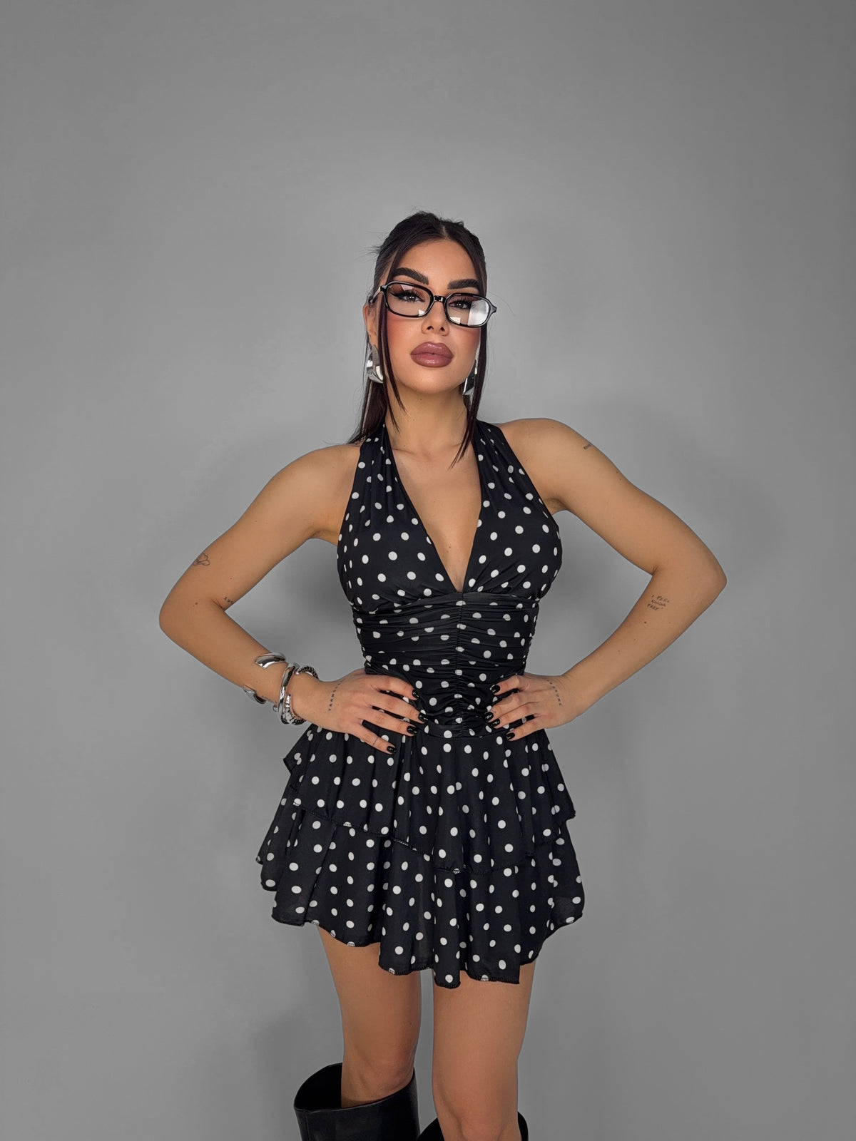 Dot Bloom Dress