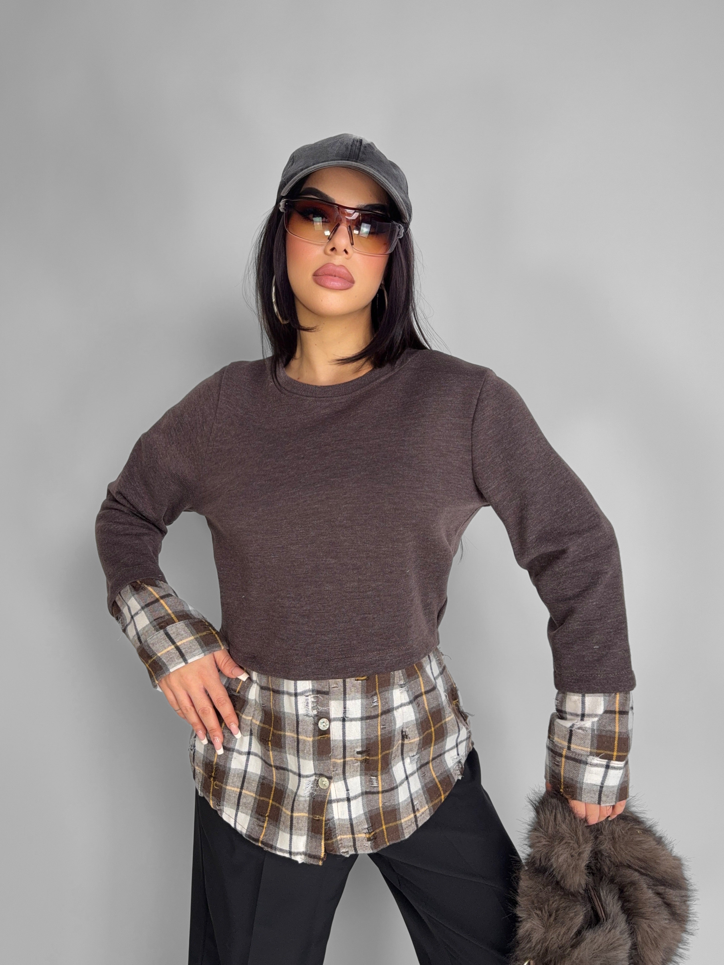 Felpa Opal Glow-Brown