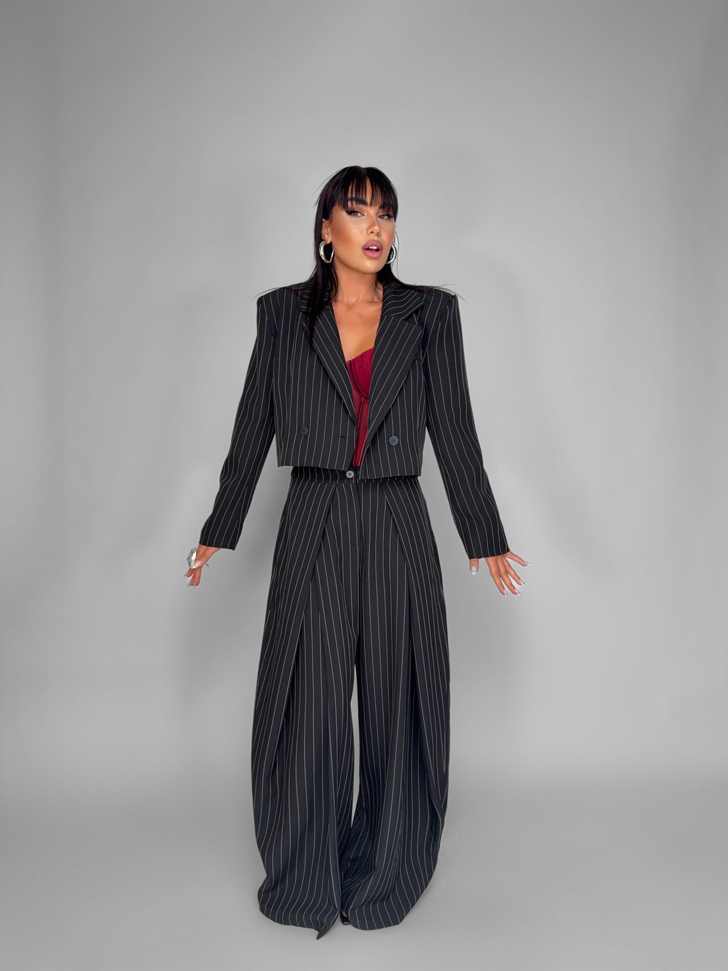 Total Look Stripe Black