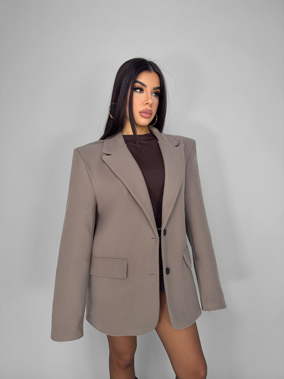 Cappotto Material Girl - Fango