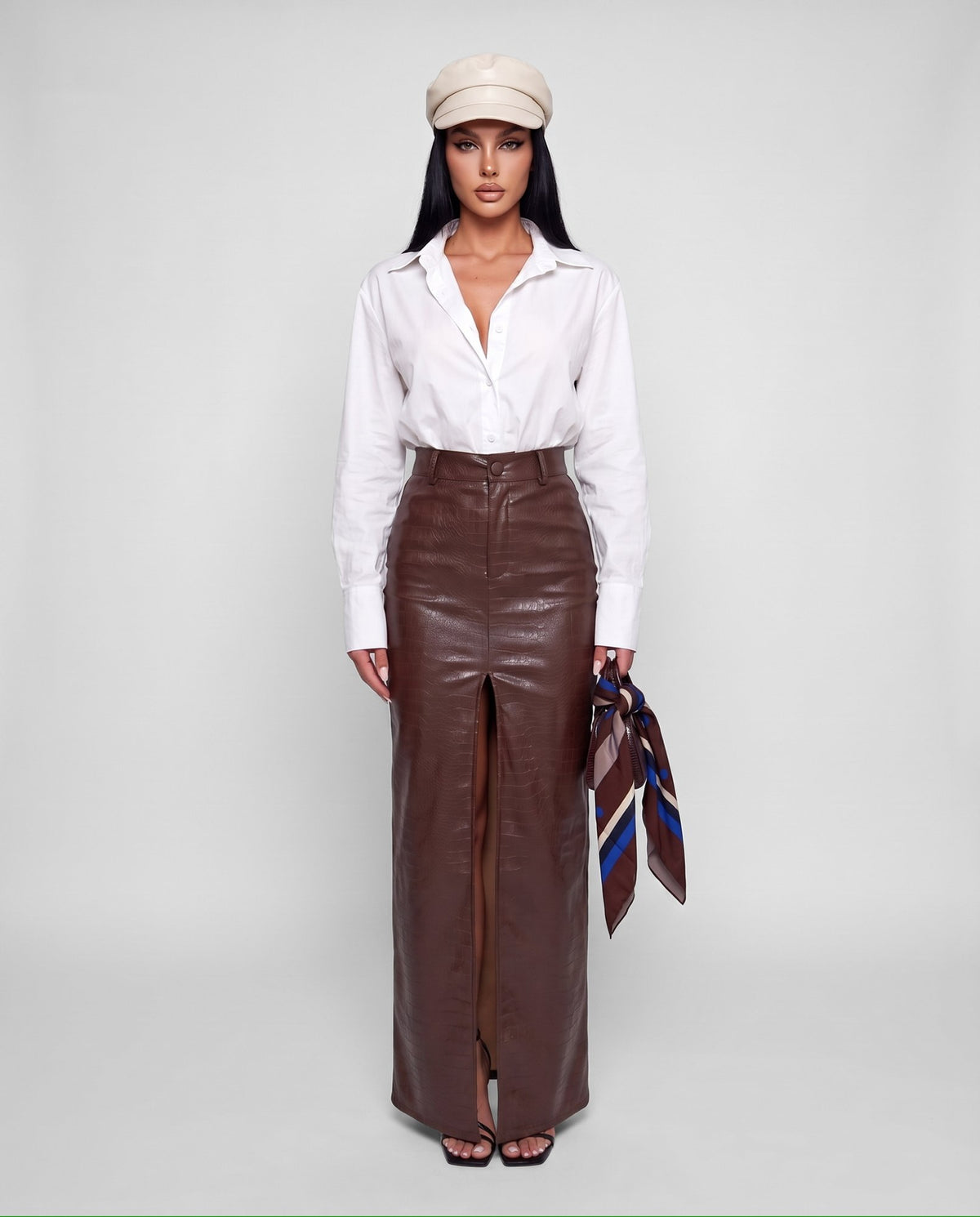 Total Look Python Leather