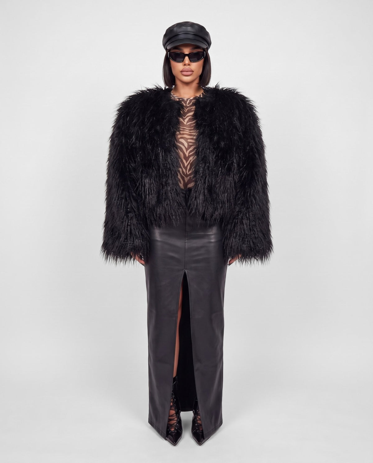 Total Look Veil Zebra
